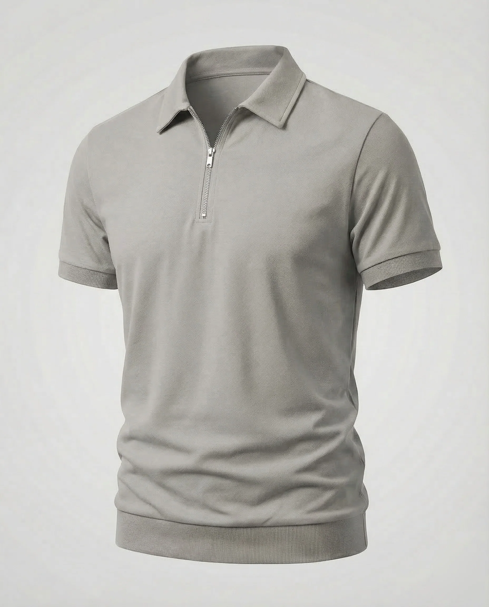Herren Poloshirt Reißverschluss - Image 9