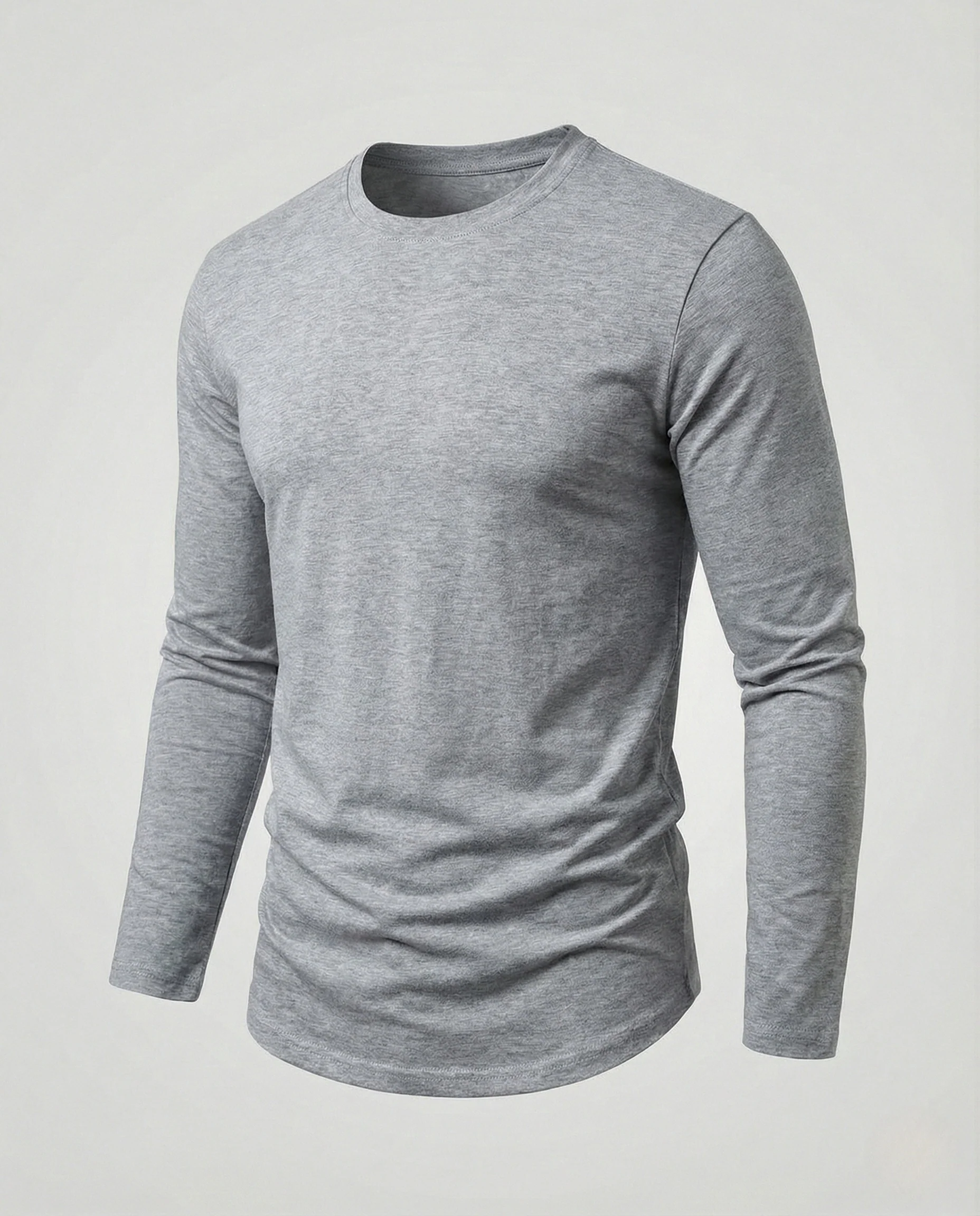 Herren Langarmshirt mit Rundhalsausschnitt - Image 11