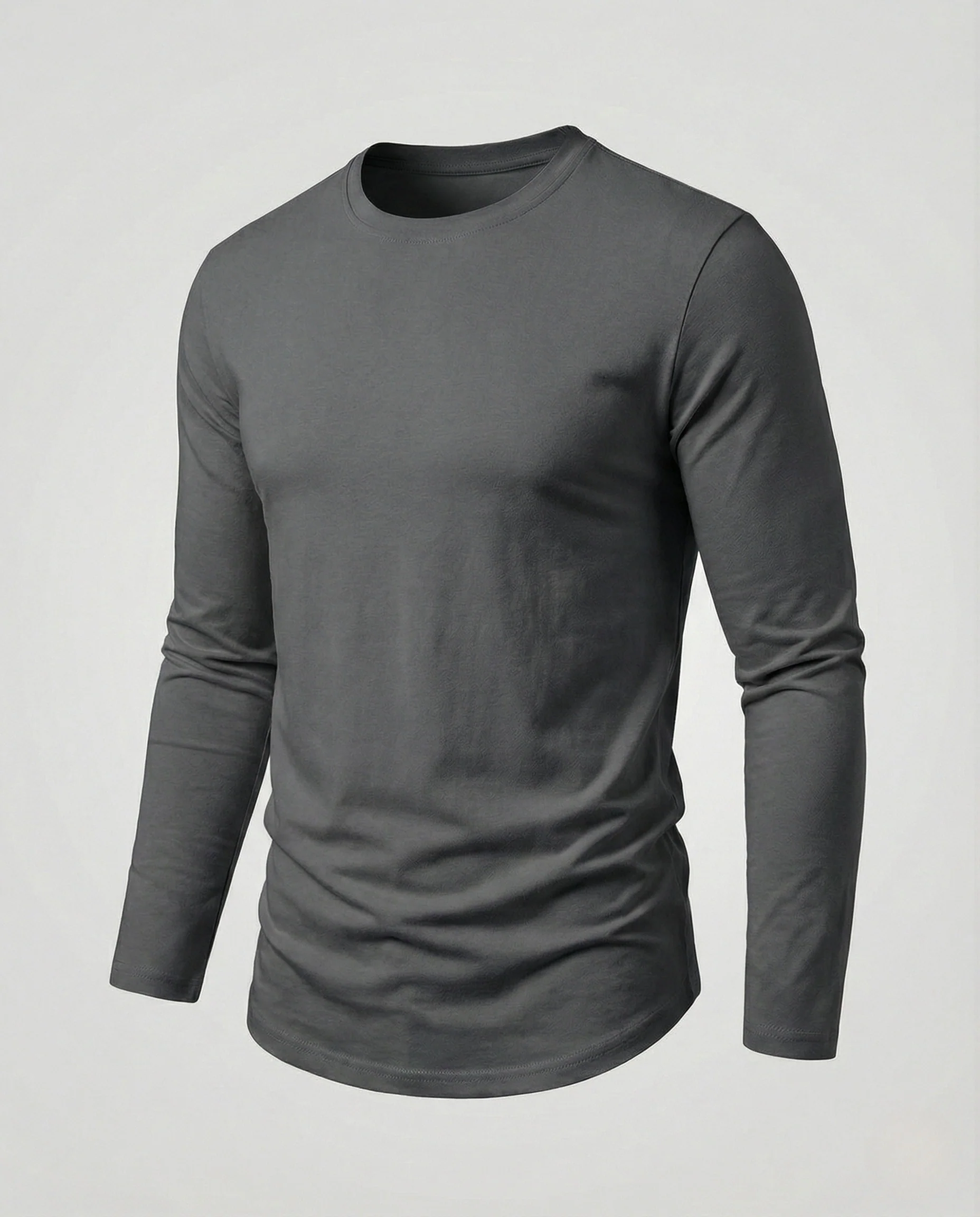 Herren Langarmshirt mit Rundhalsausschnitt - Image 13
