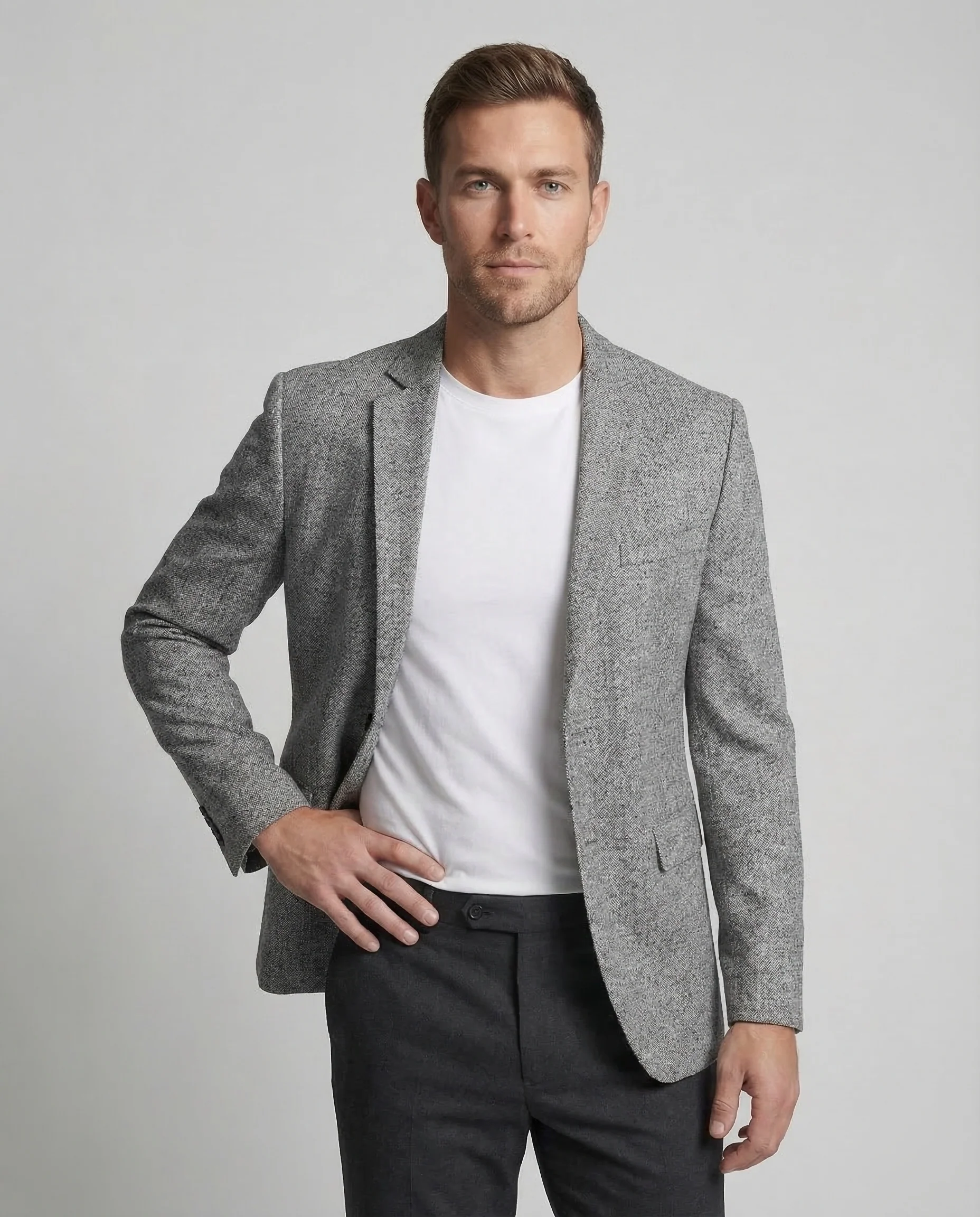 Herren Wollmix Sakko Slim - Image 2