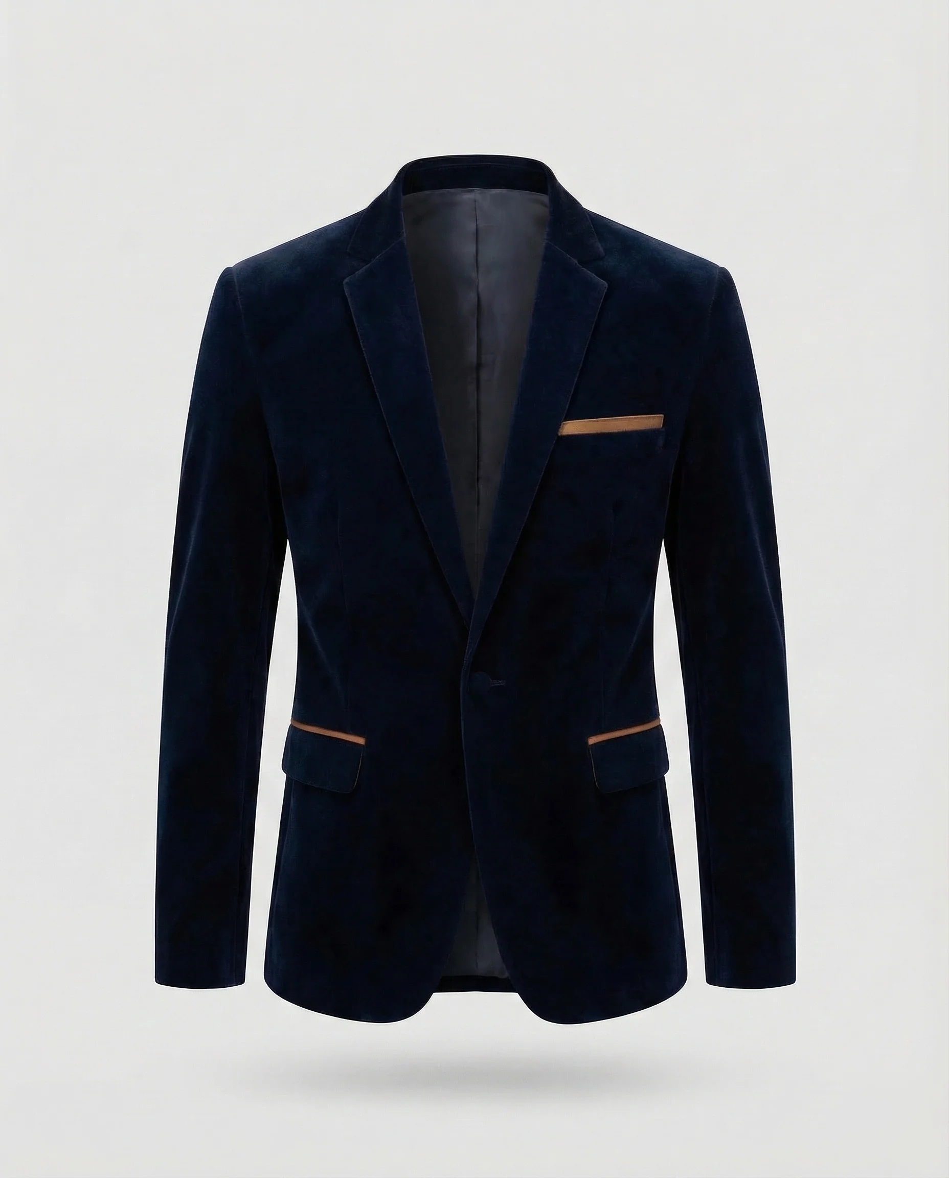 Herren Samt Sakko Revers - Image 7