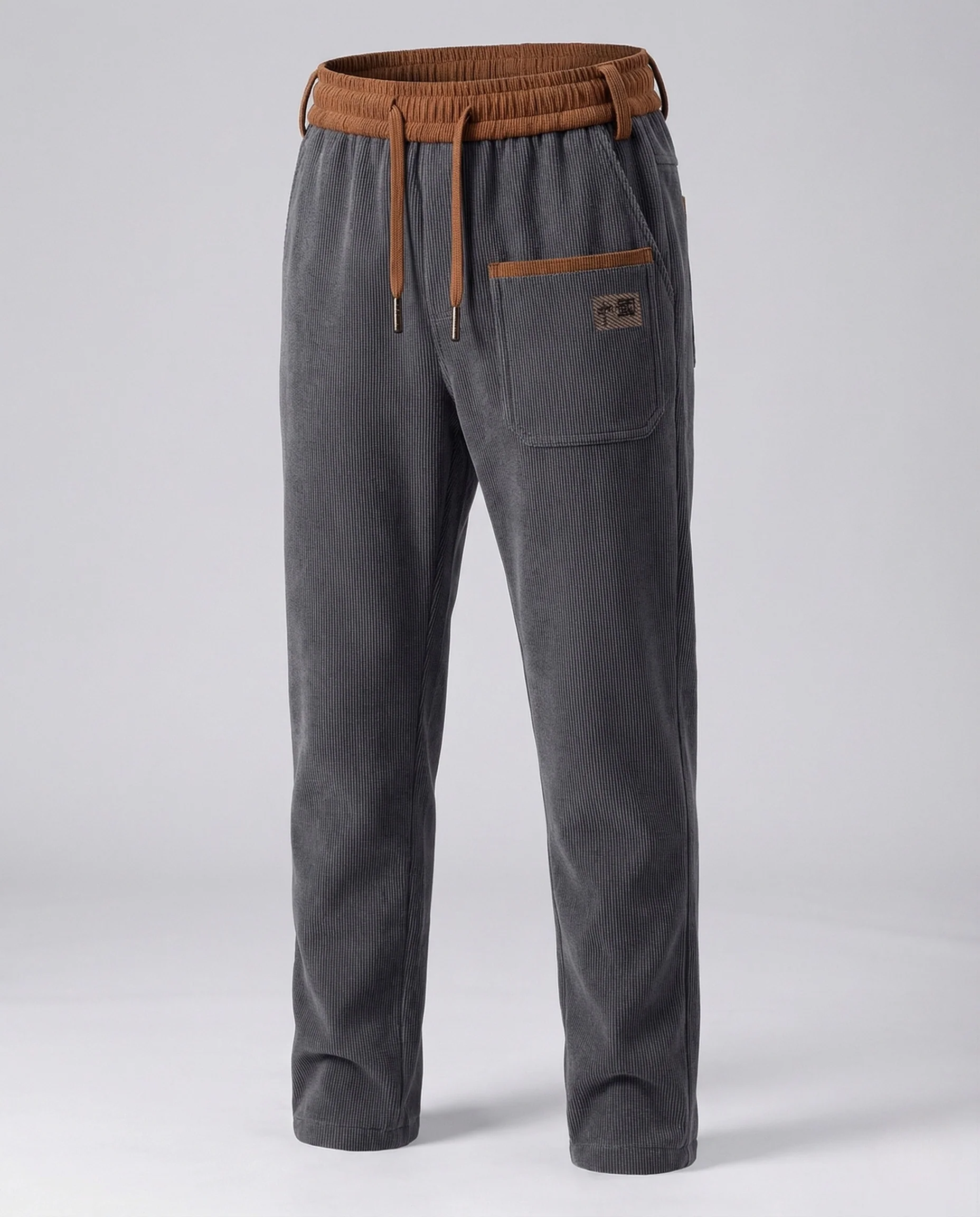 Herren Thermo Cord Jogginghose mit Fleece Innenfutter - Image 5