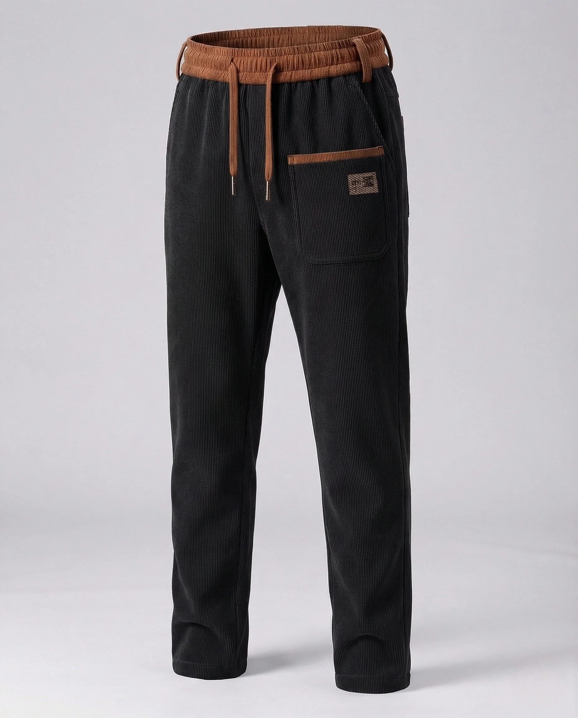 Herren Thermo Cord Jogginghose mit Fleece Innenfutter - Image 7