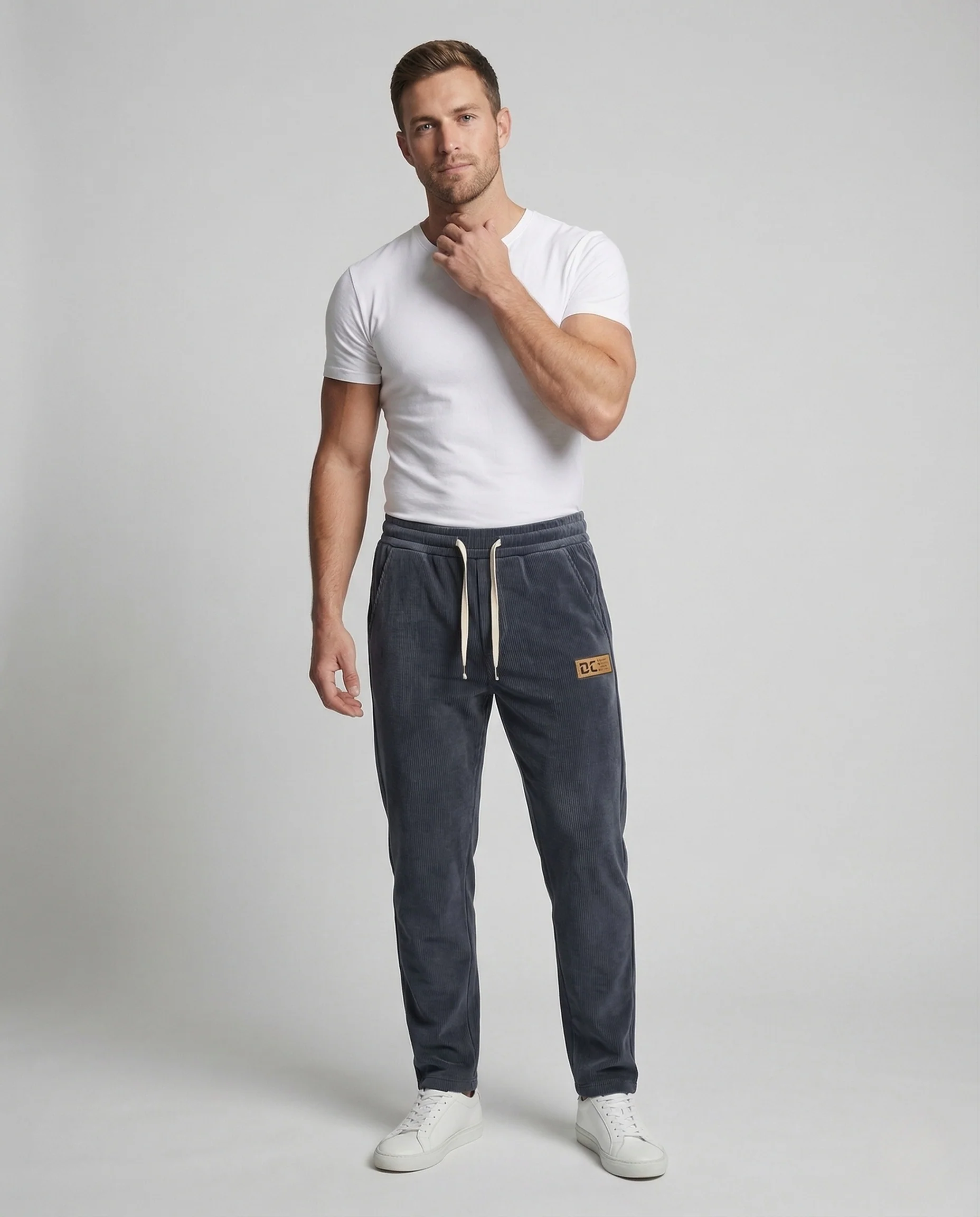 Herren Thermo Freizeithose mit elastischem Bund und Innenfutter - Image 2