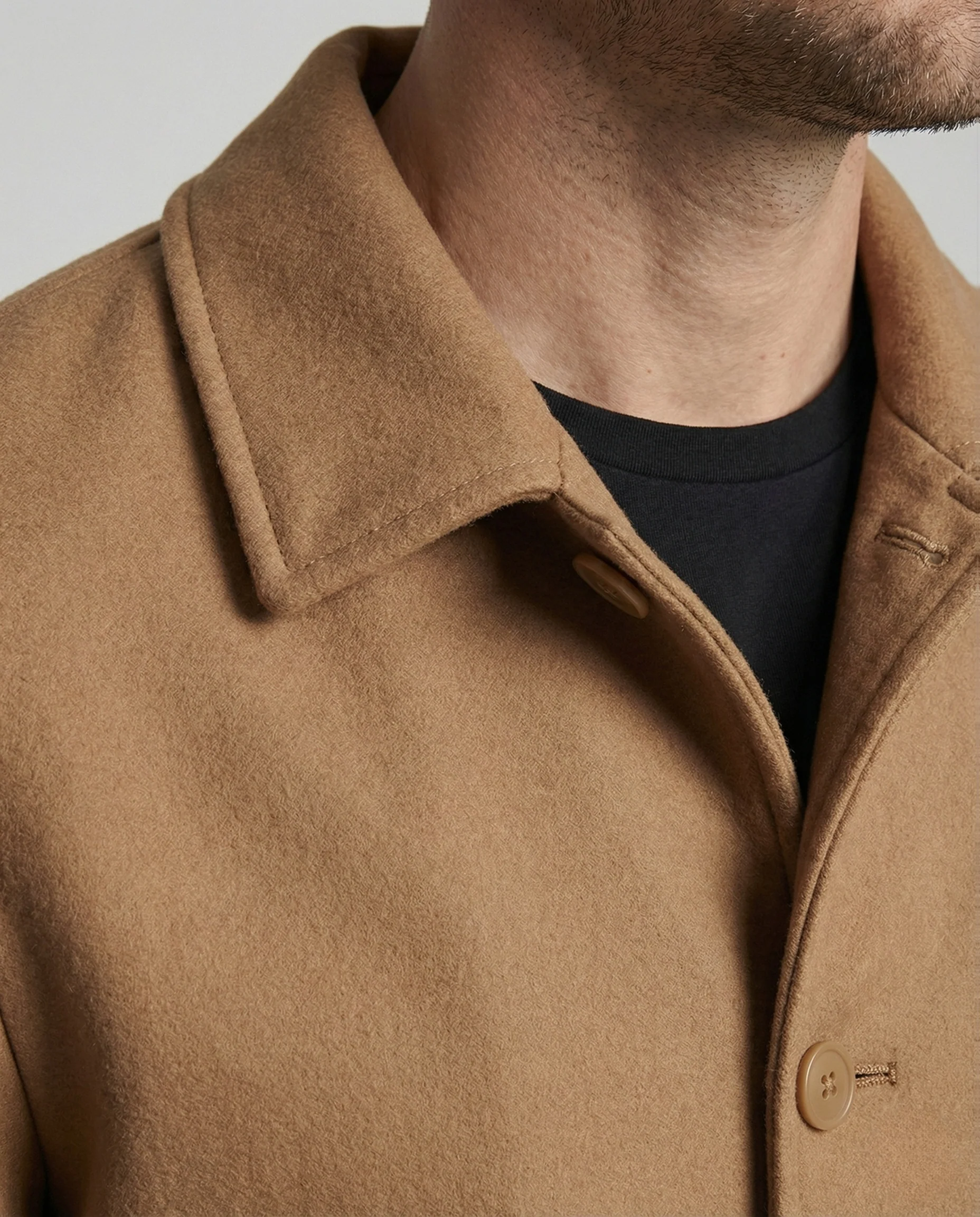 Wollmixmantel Oversize Mit Revers Herren - Image 3