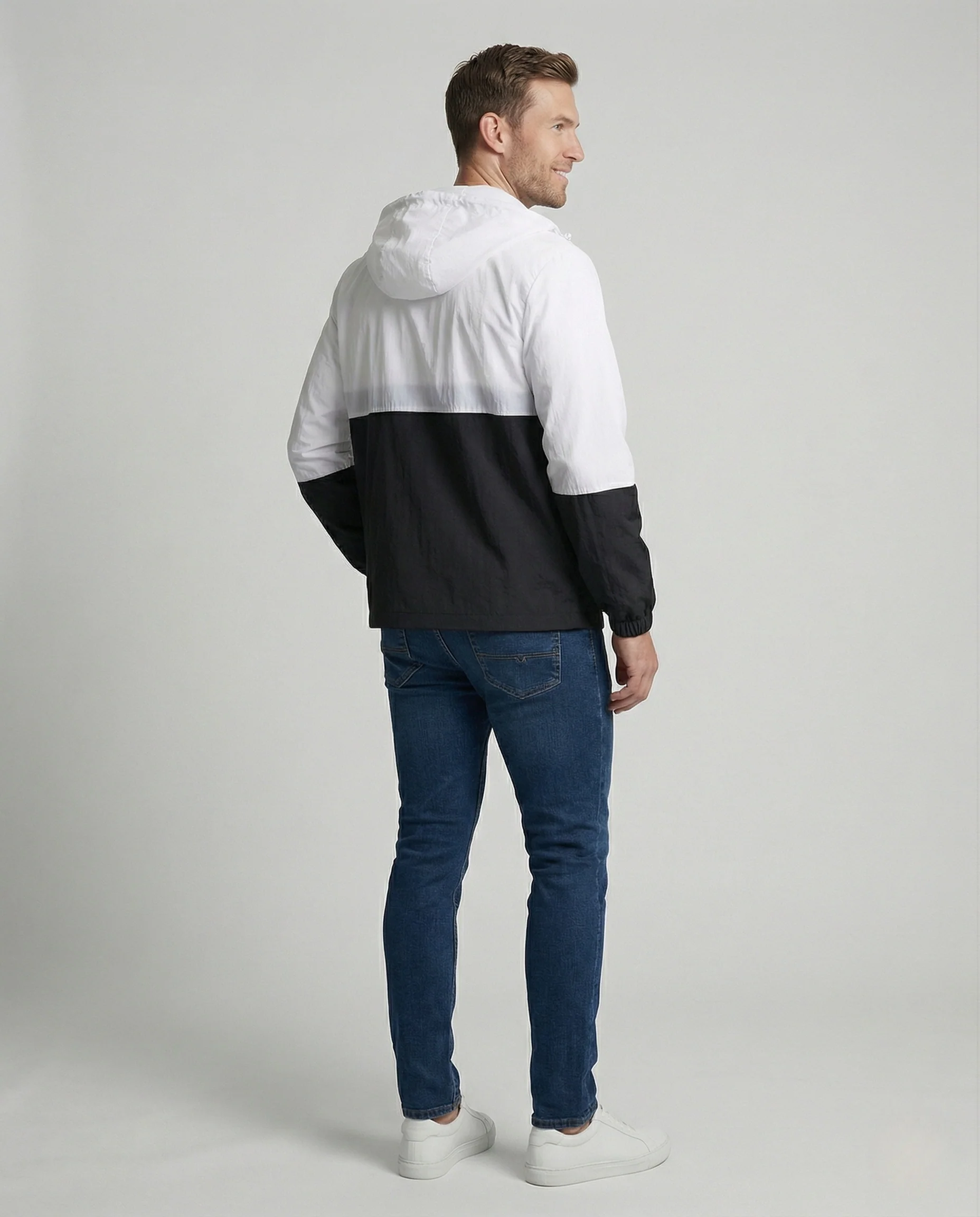 Herren Ultraleichte Kapuzen-Windjacke - Image 4