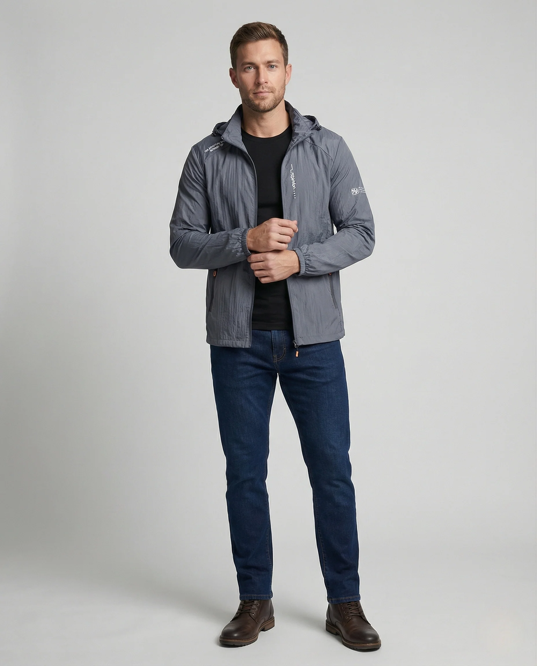 Funktionsjacke Ultraleicht Mit Kapuze Herren - Image 2