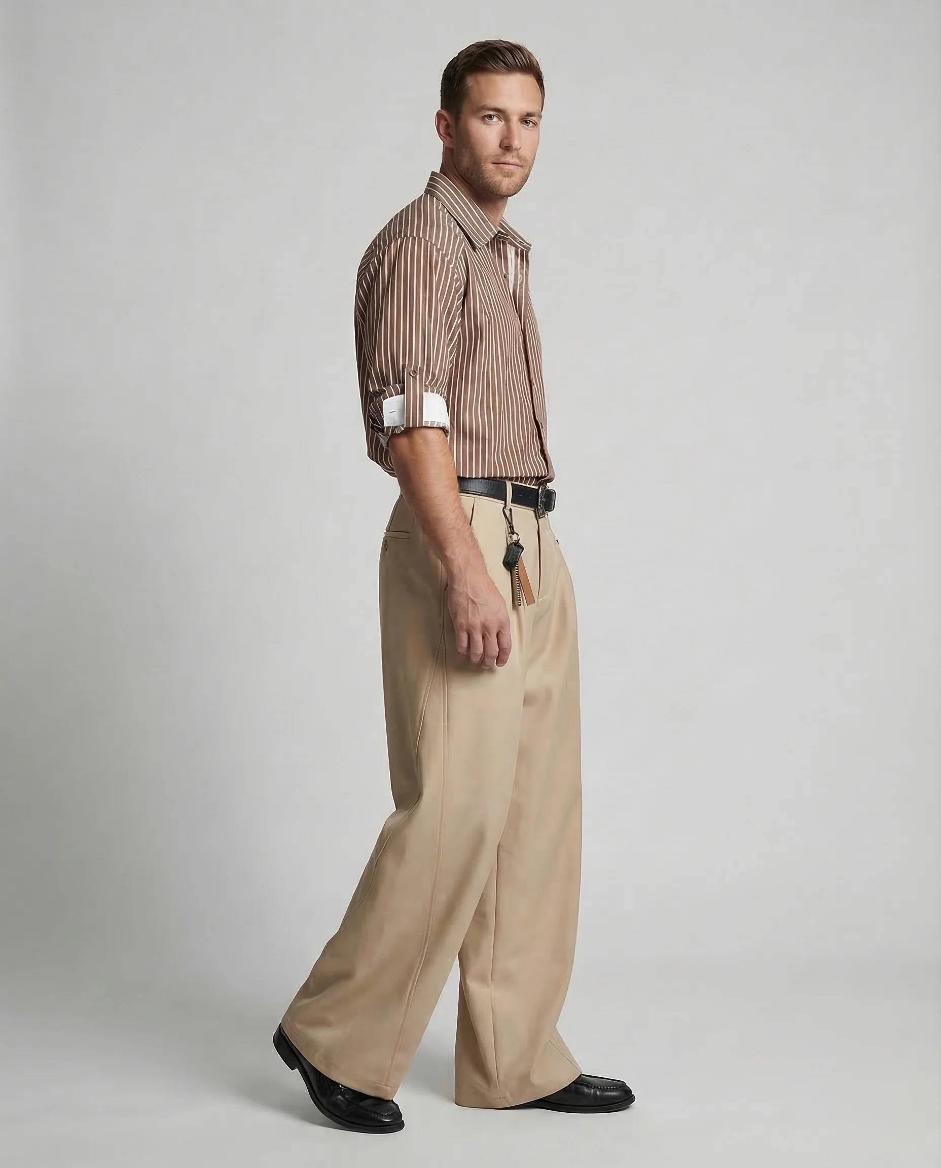 Herren Palazzo Hose High Waist - Image 2