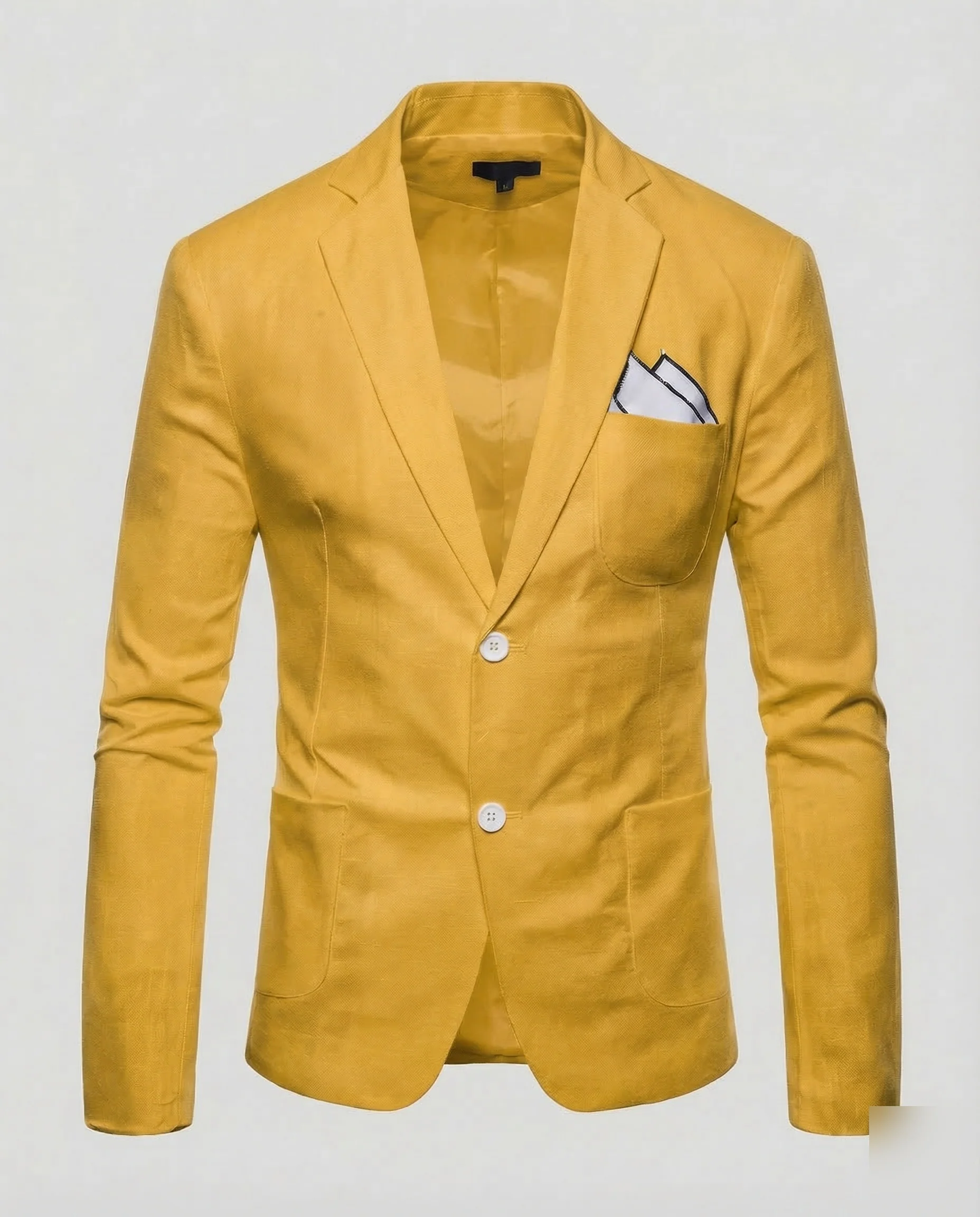 Herren Leinen Blazer Sommer - Image 6