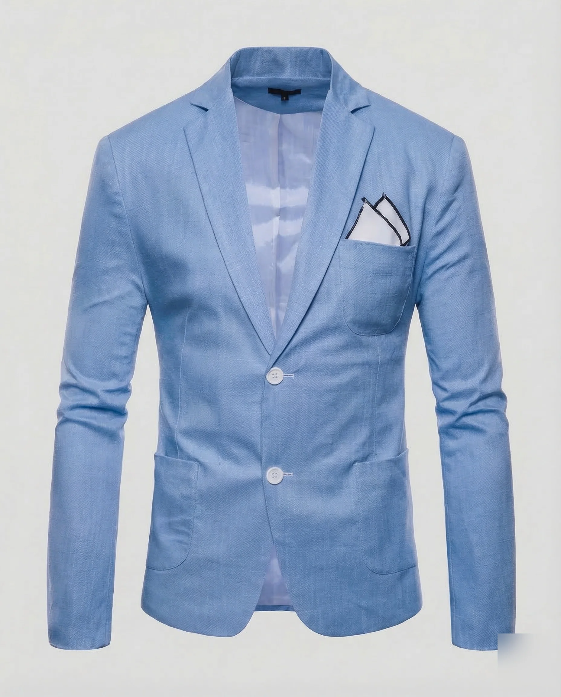 Herren Leinen Blazer Sommer - Image 9