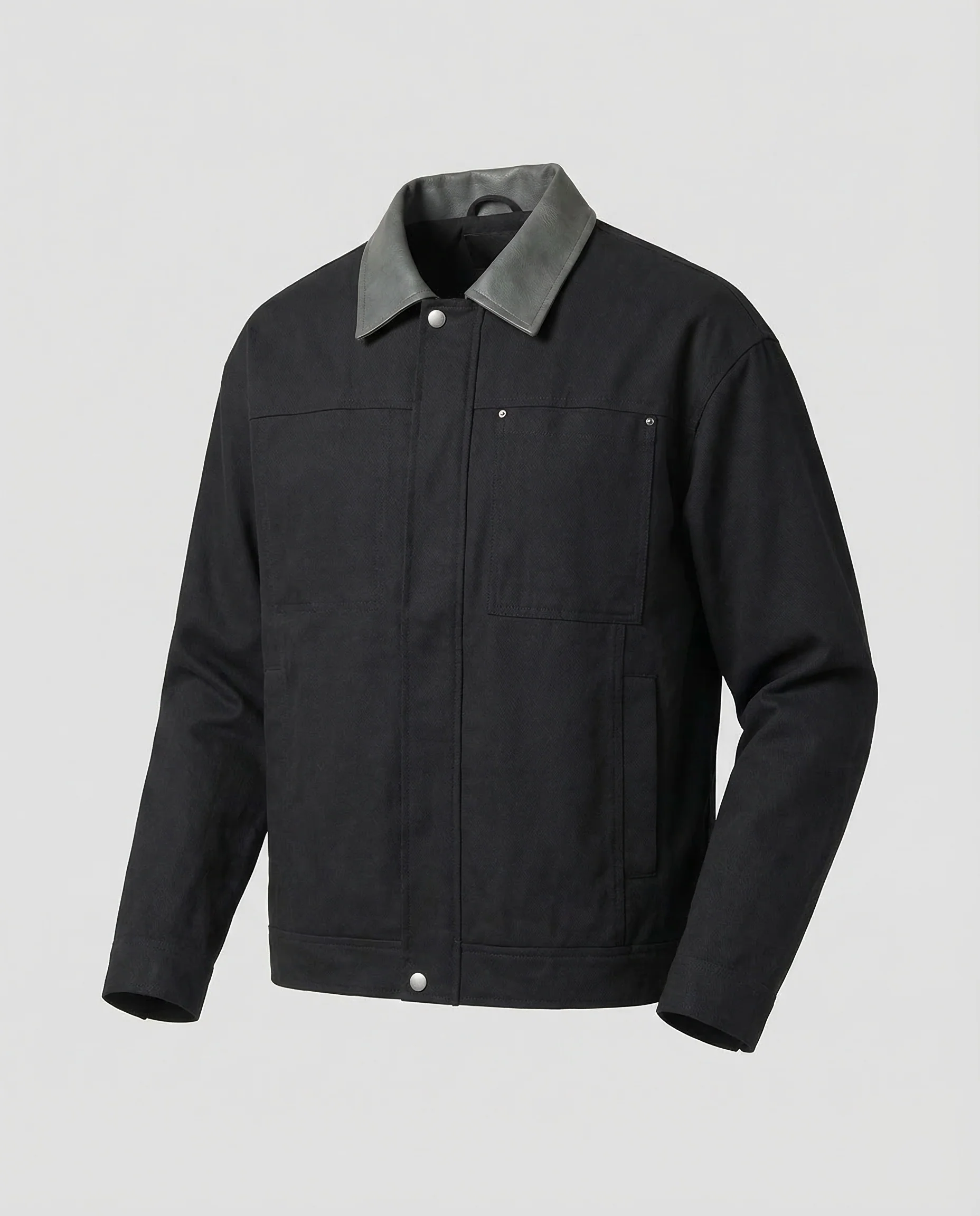 Herren Blouson Urban Lederkragen - Image 5