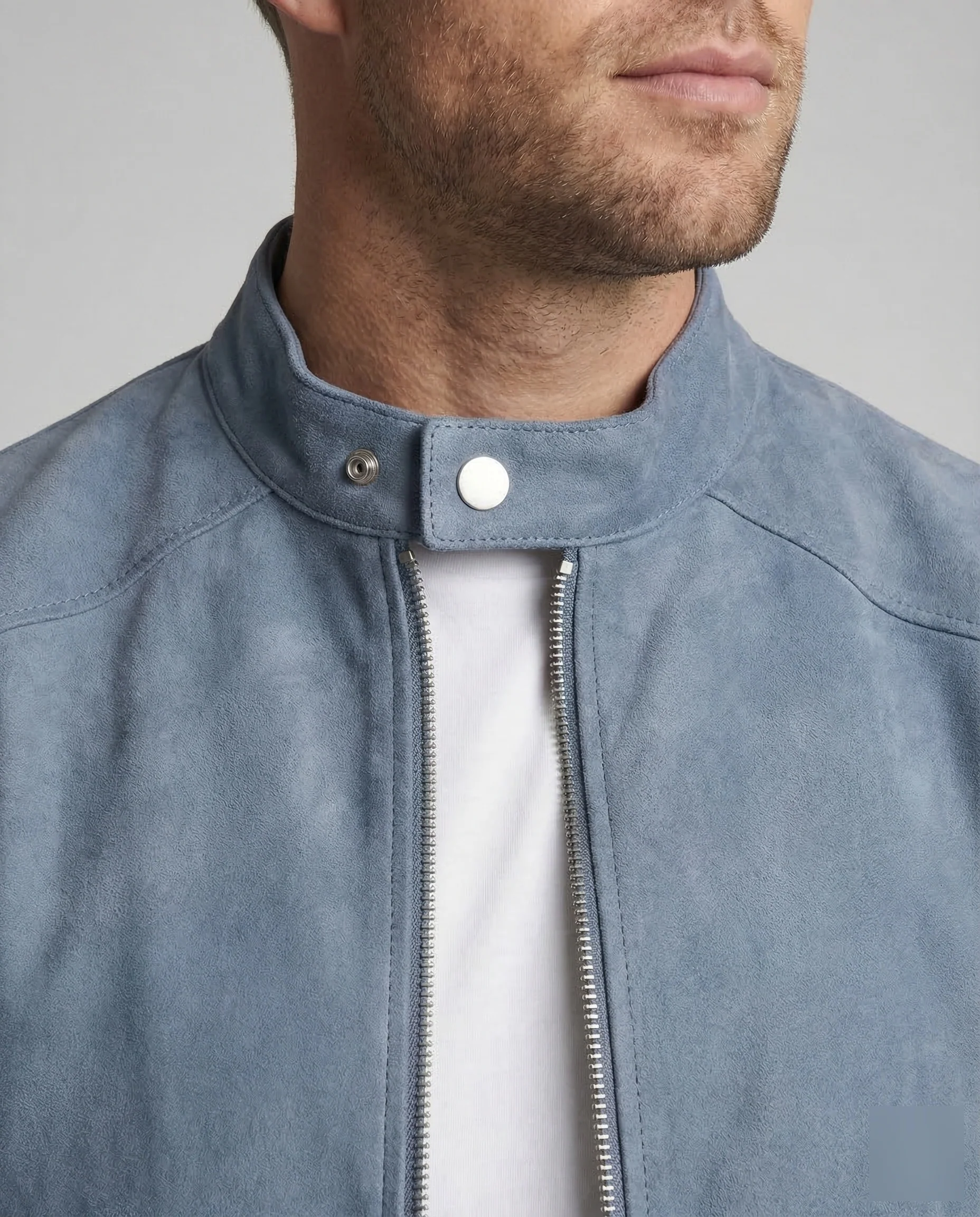 Herren Blouson Kurz Stehkragen - Image 3