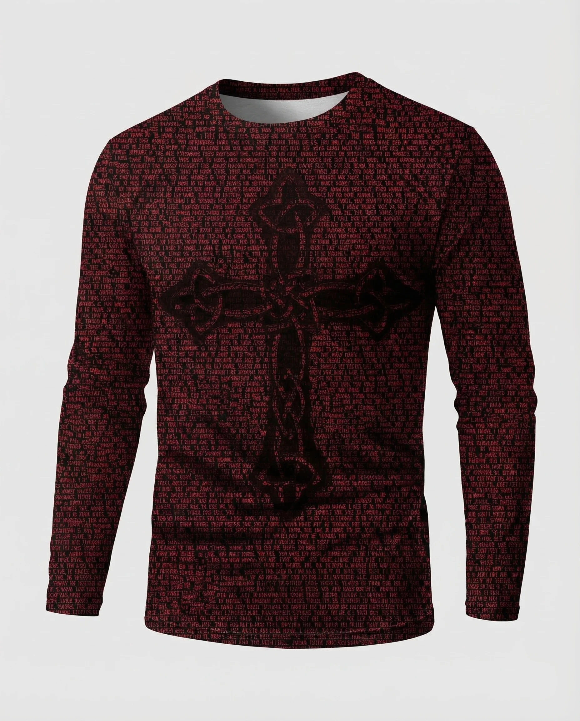 Herren Langarmshirt Print - Image 5