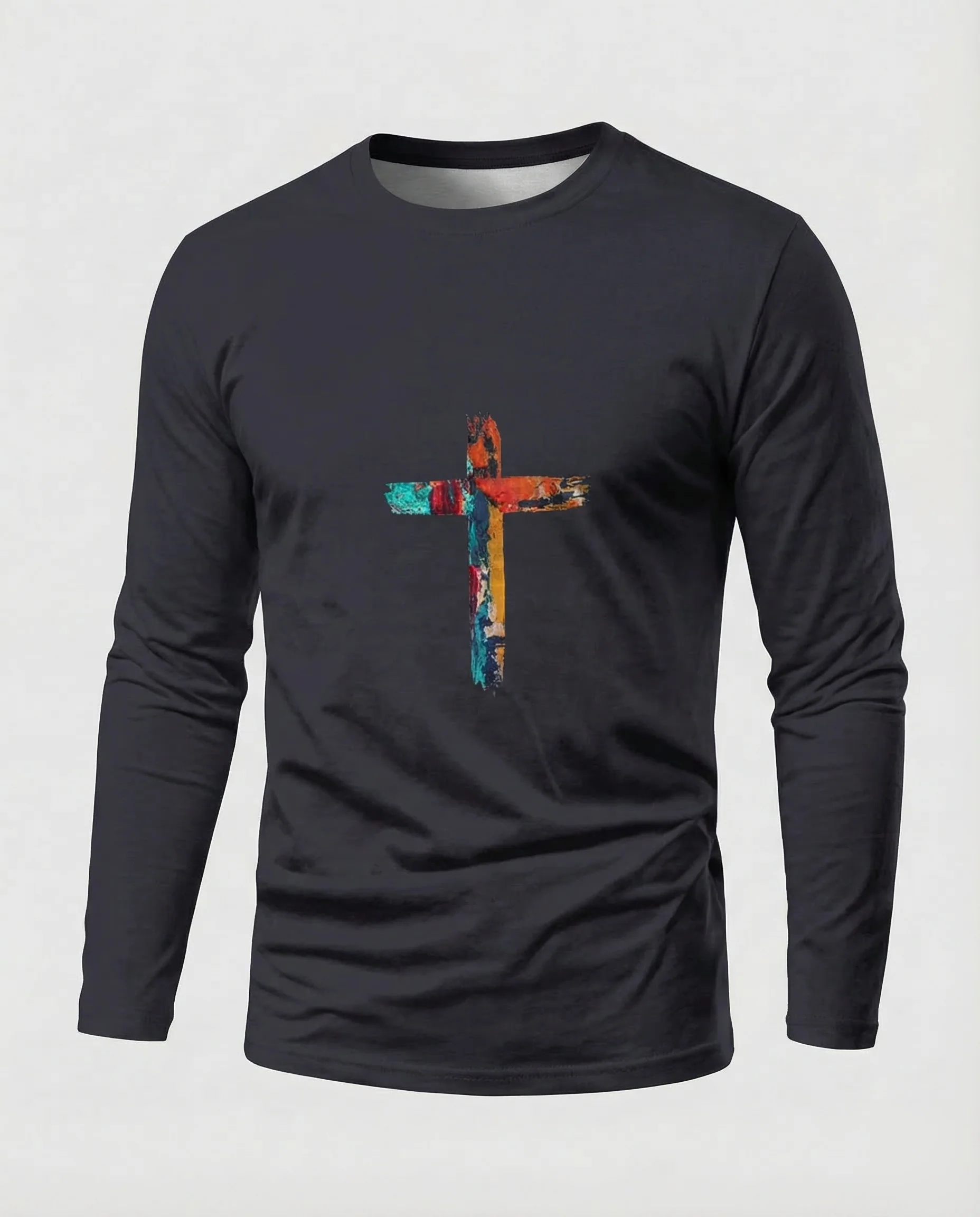 Herren Langarmshirt Print - Image 6