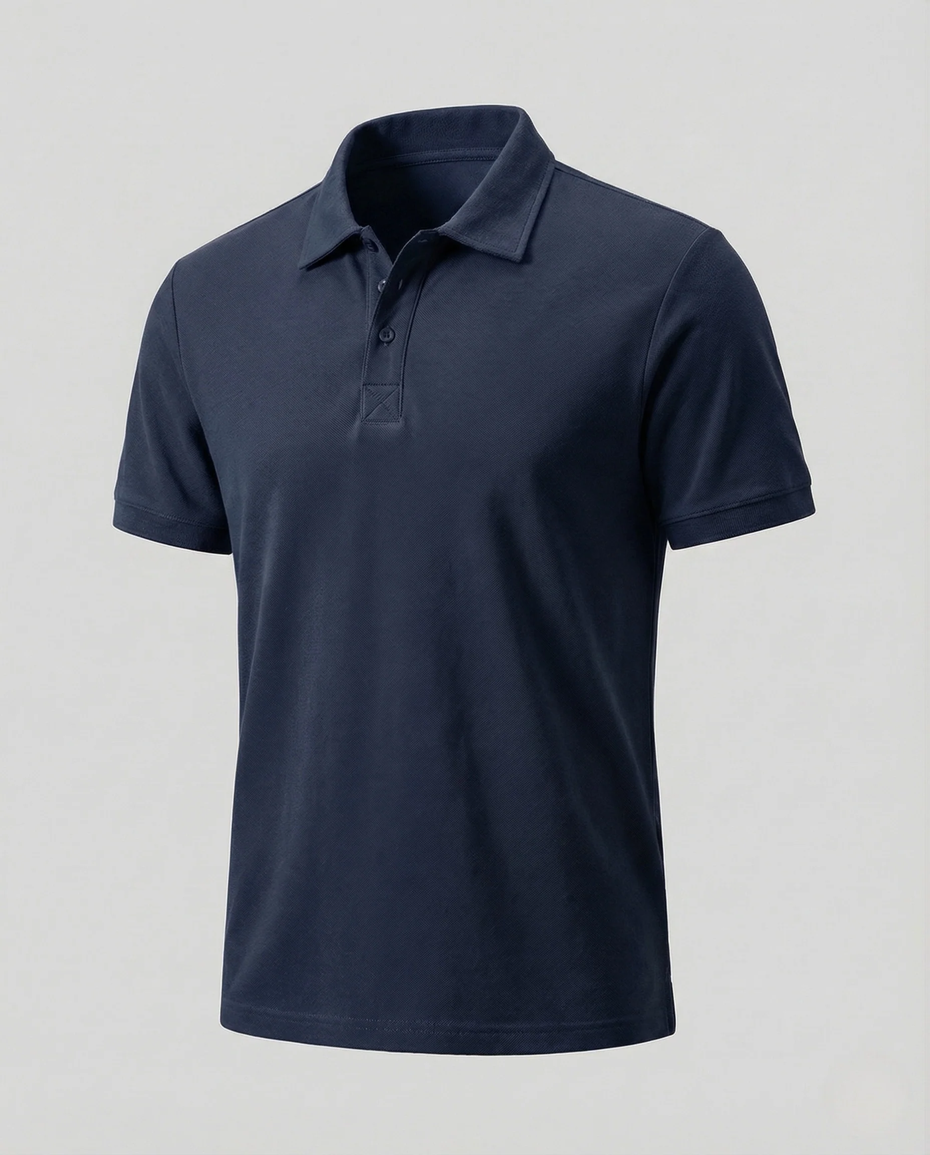 Herren Polohemd Casual mit offener Kante und lockerer Passform - Image 6