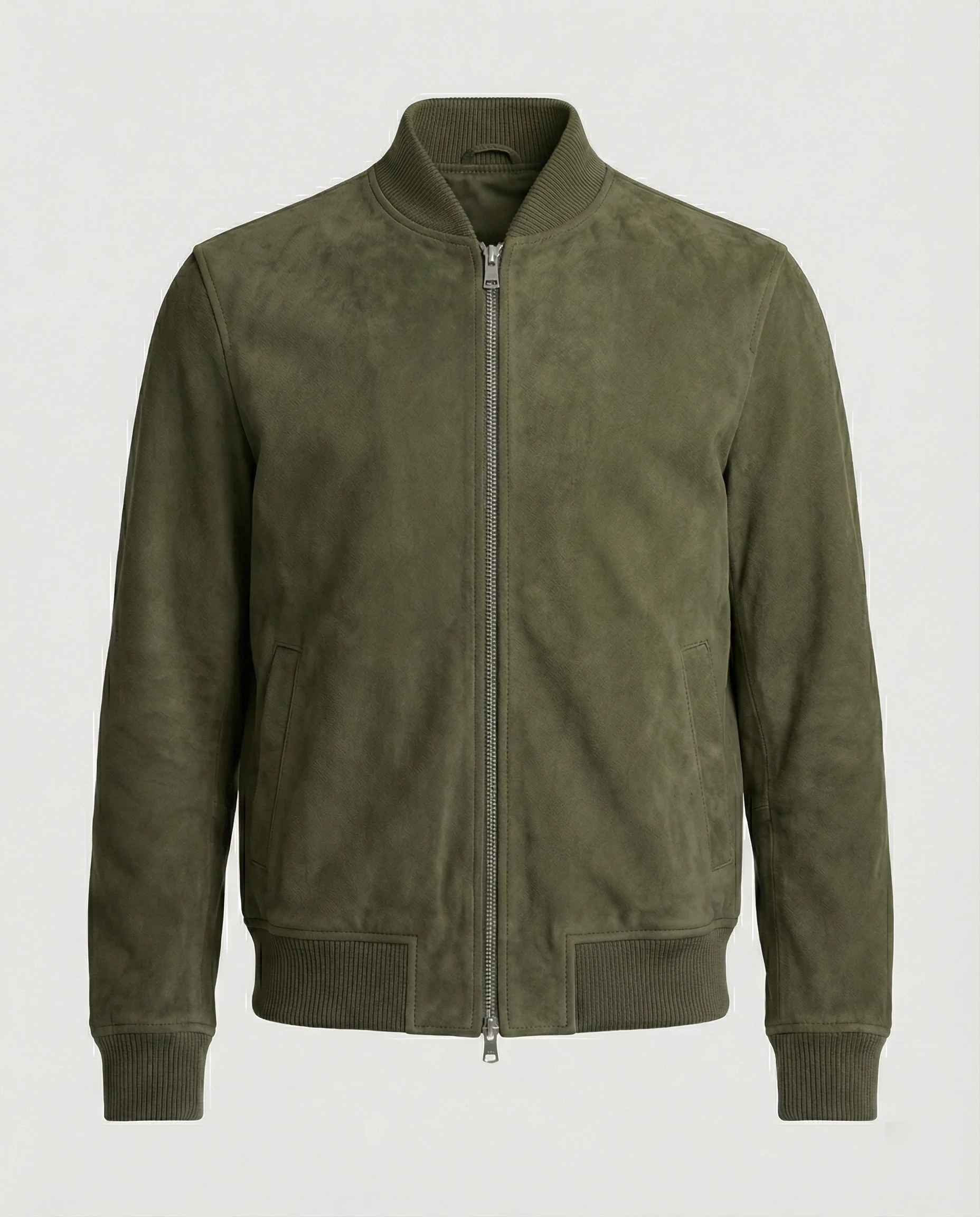 Freizeitkleidung Herren Bomberjacke Lederoptik - Image 9