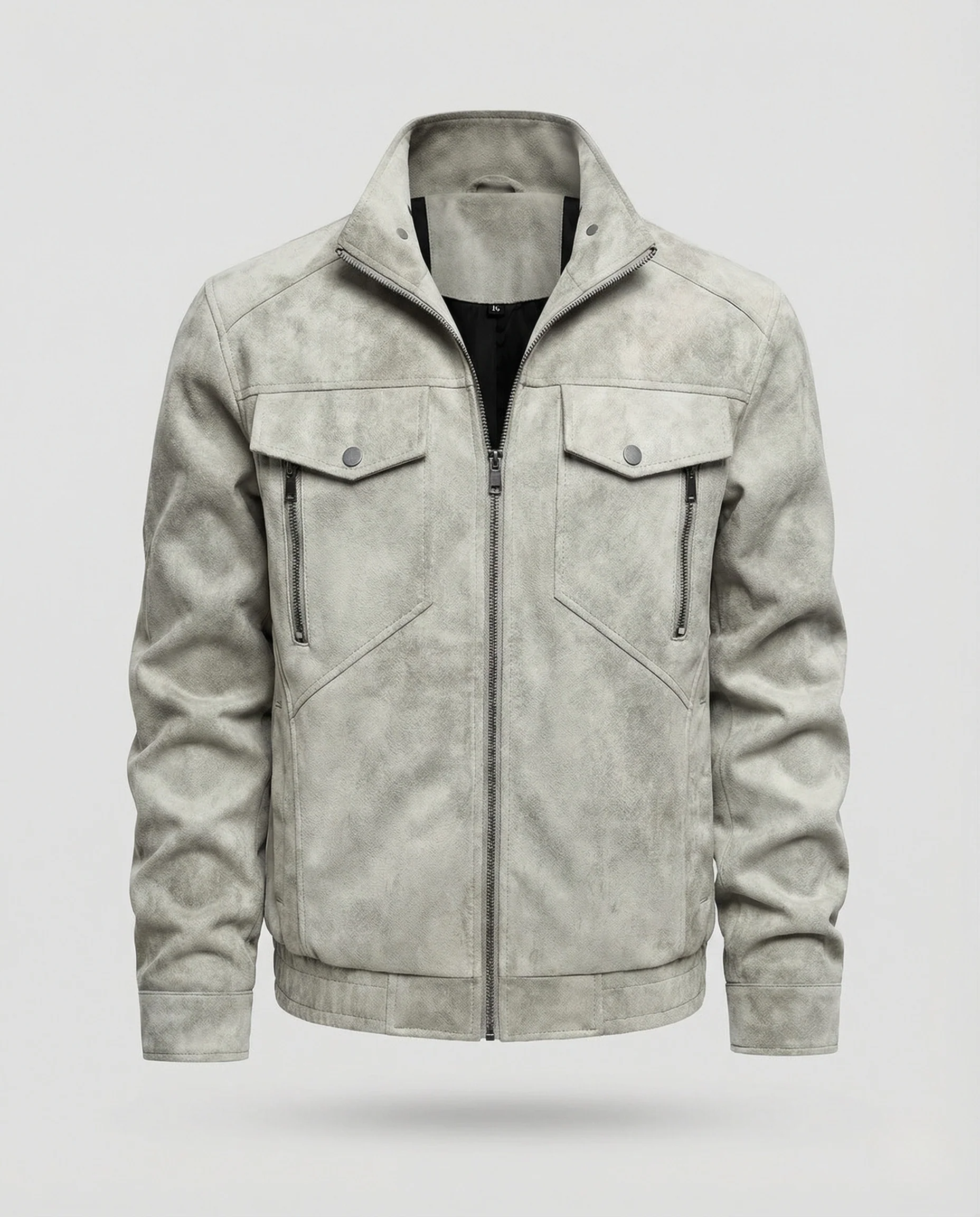 Herren Velours Utilityjacke - Image 5
