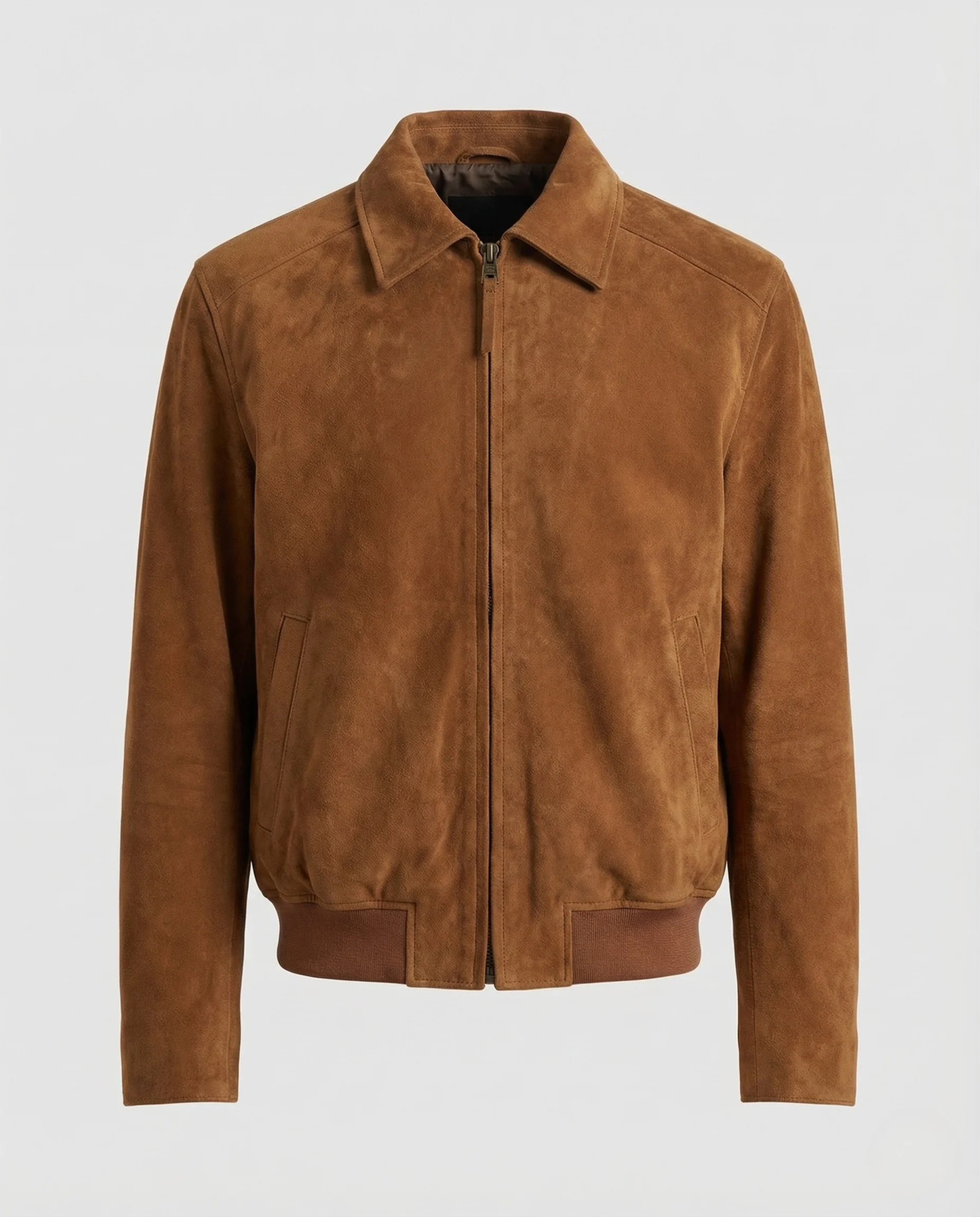 Herren Velours Bomberjacke Klassisch - Image 5