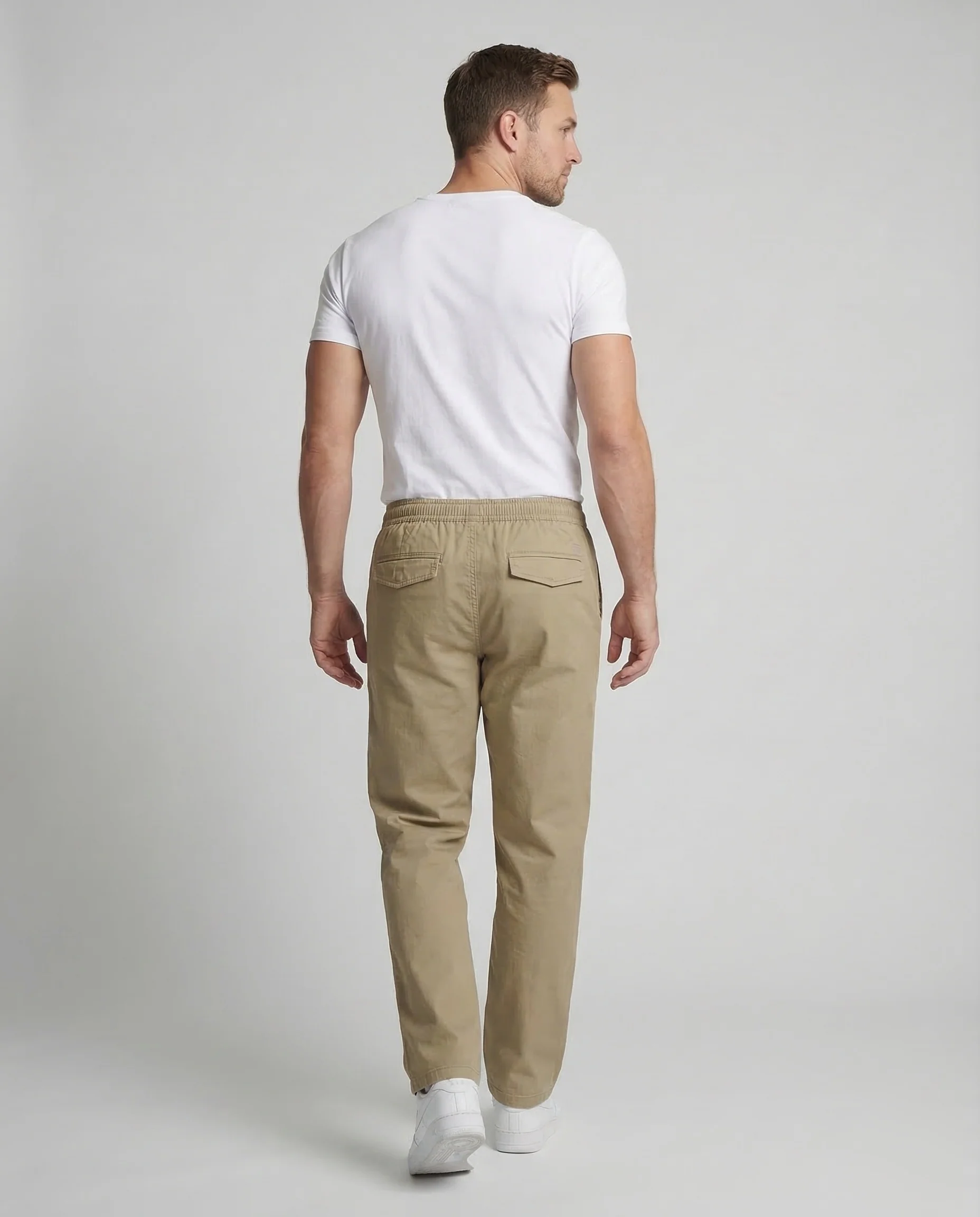 Herren Baumwollhose Weit Tunnelzug - Image 4