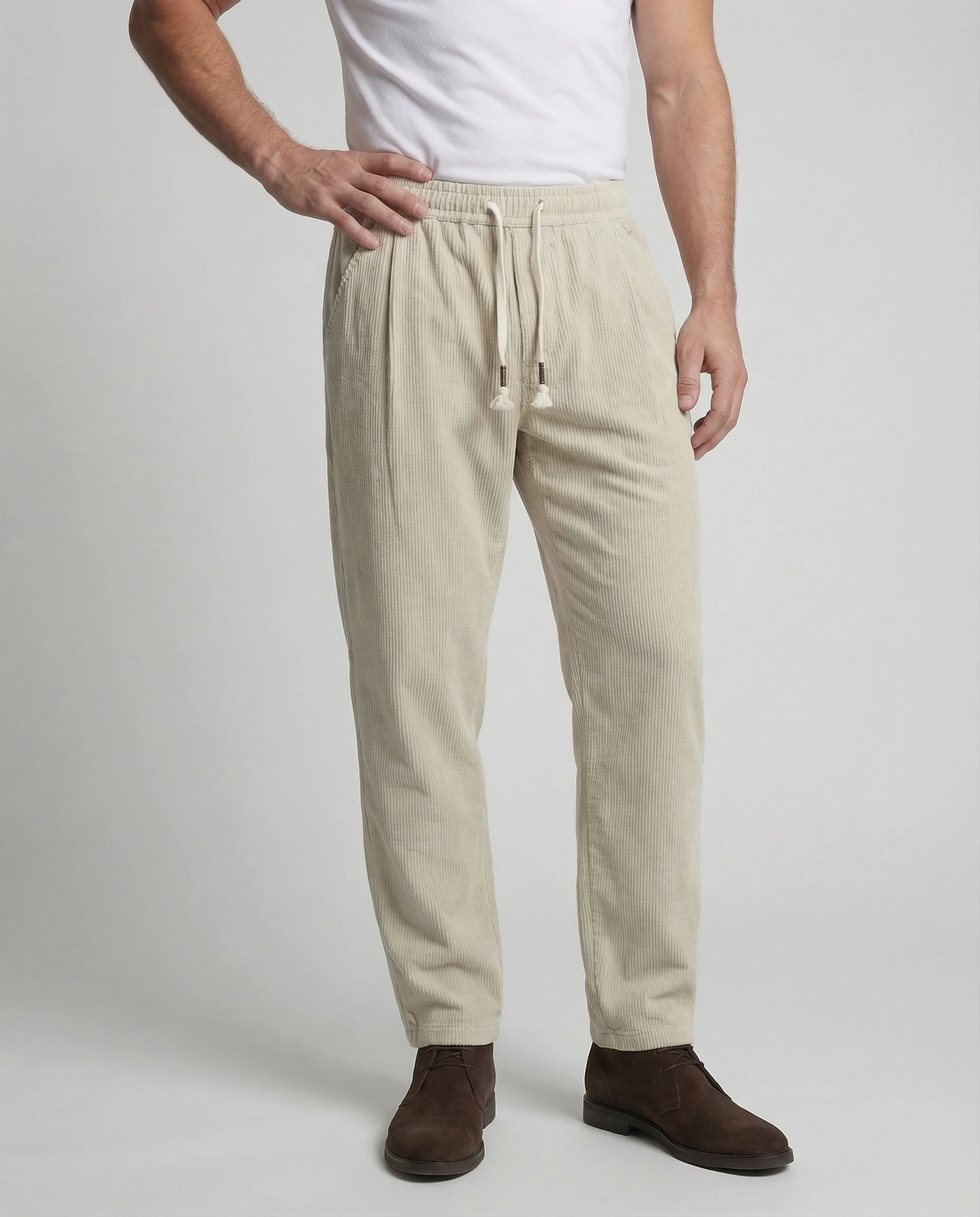 Herren weite Cordhose mit hoher Leibhöhe - Image 4