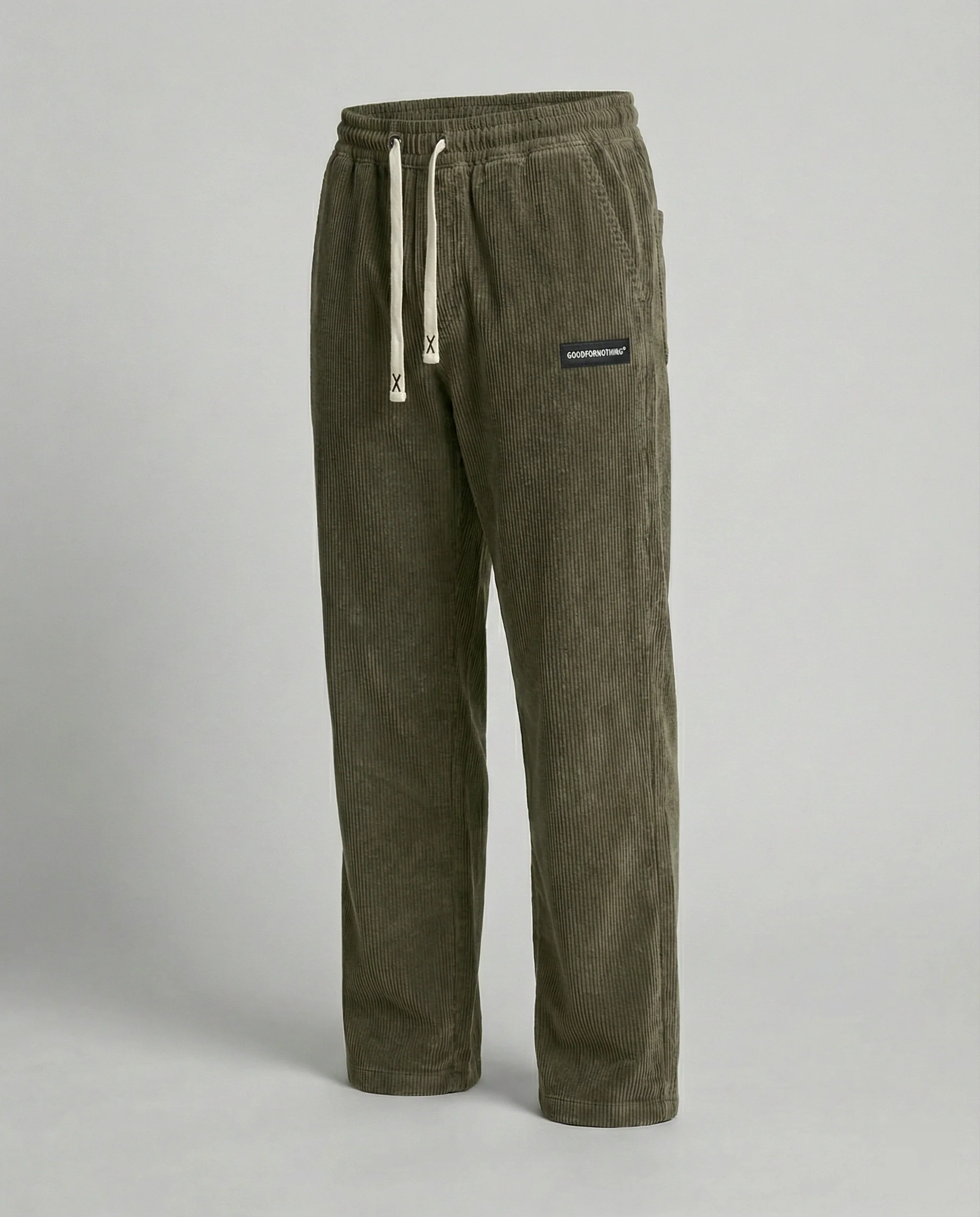 Herren Cordhose weit mit Kordelzug - Image 3