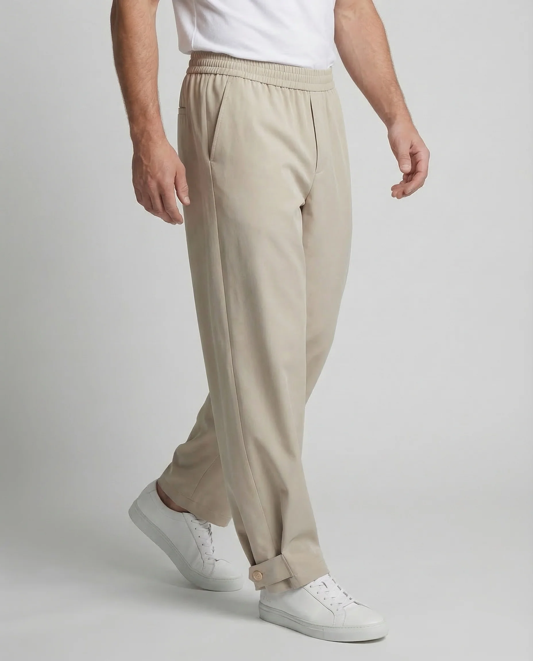 Herren Stoffhose Weit Bügelfalte - Image 2