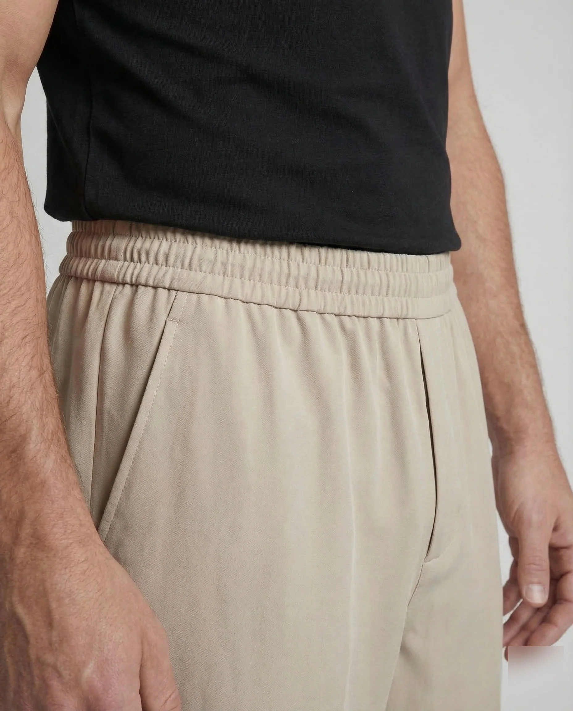 Herren Stoffhose Weit Bügelfalte - Image 3