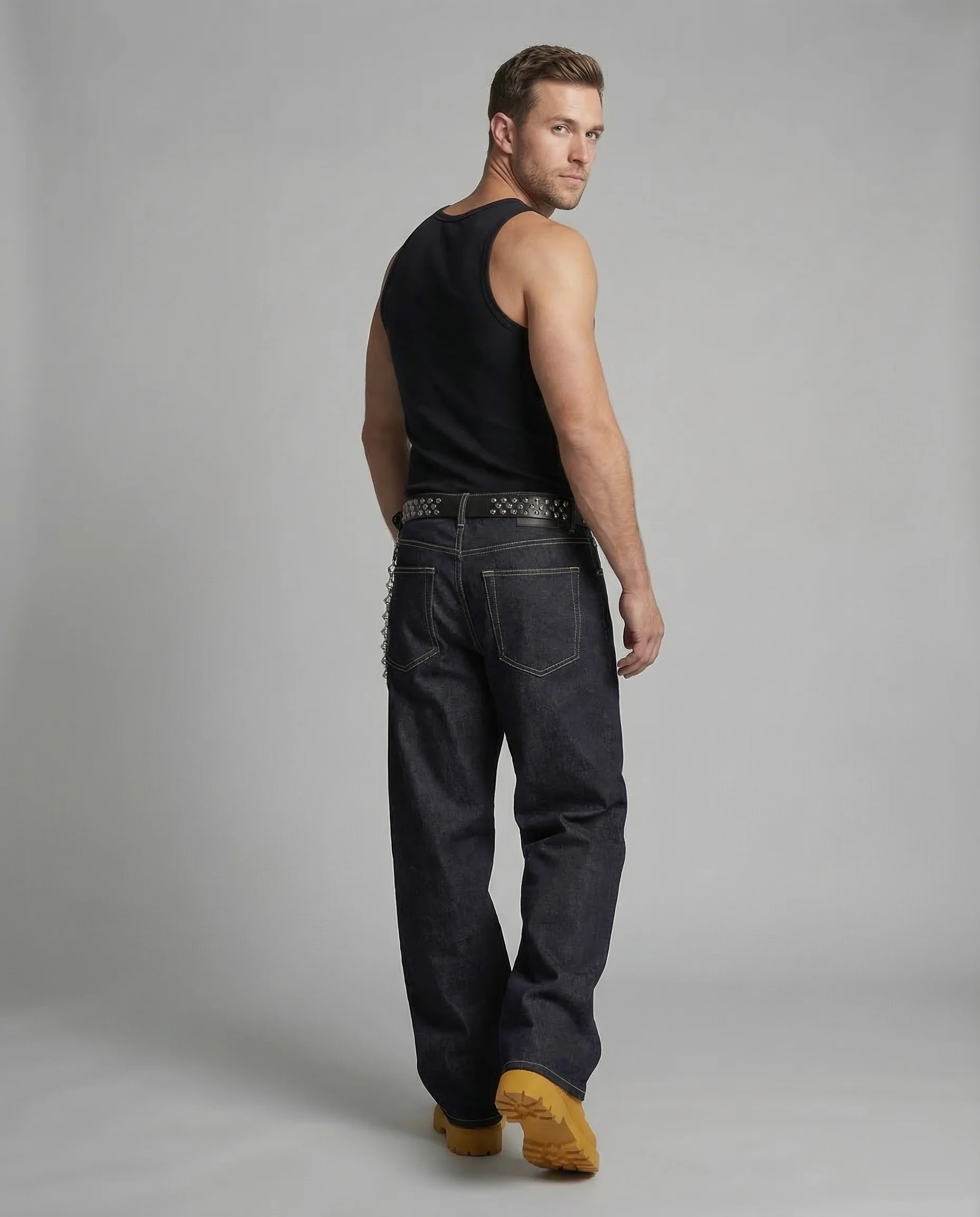 Herren Baggy Jeans Kette - Image 4
