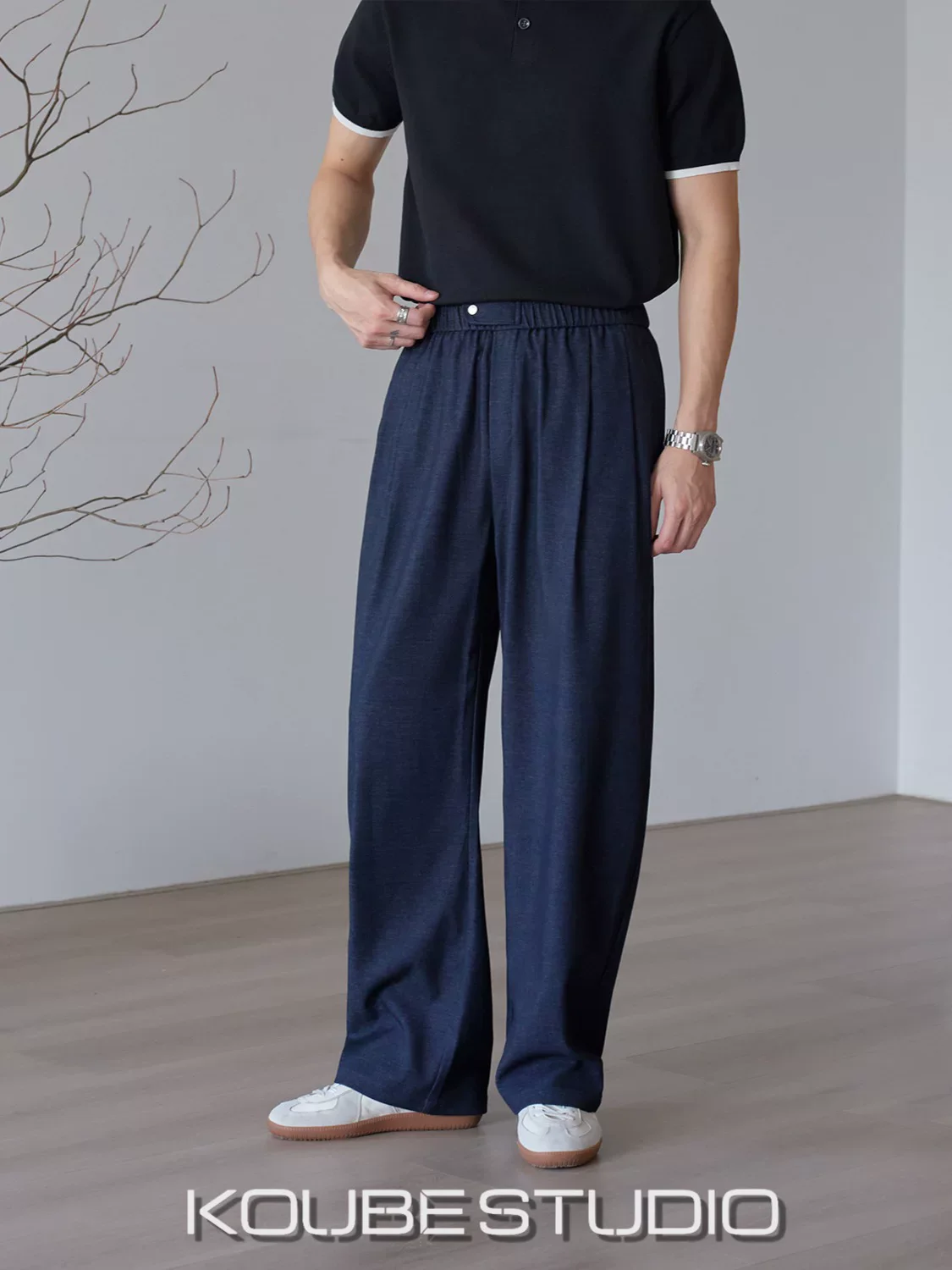 Herren Bundfaltenhose Weit - Image 6