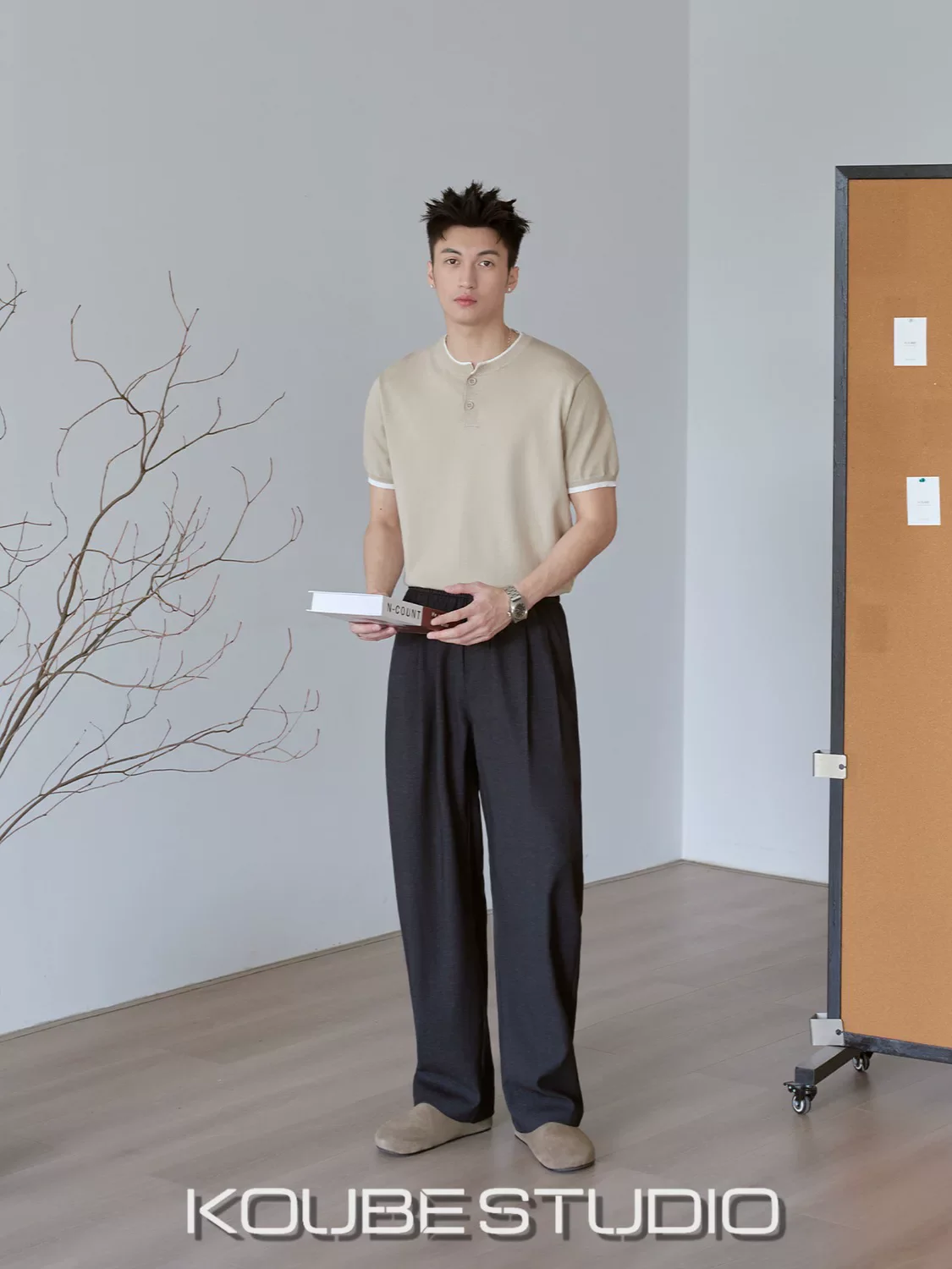 Herren Bundfaltenhose Weit - Image 7