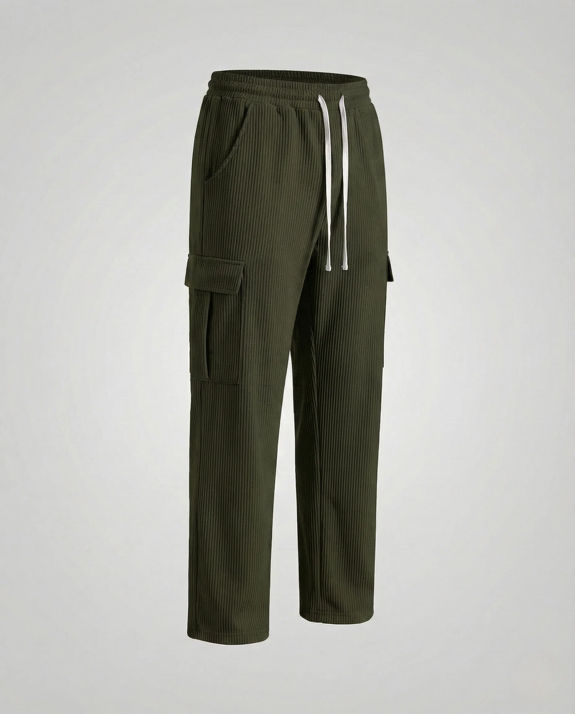 Herren Cargo Freizeithose Kordelzug - Image 8