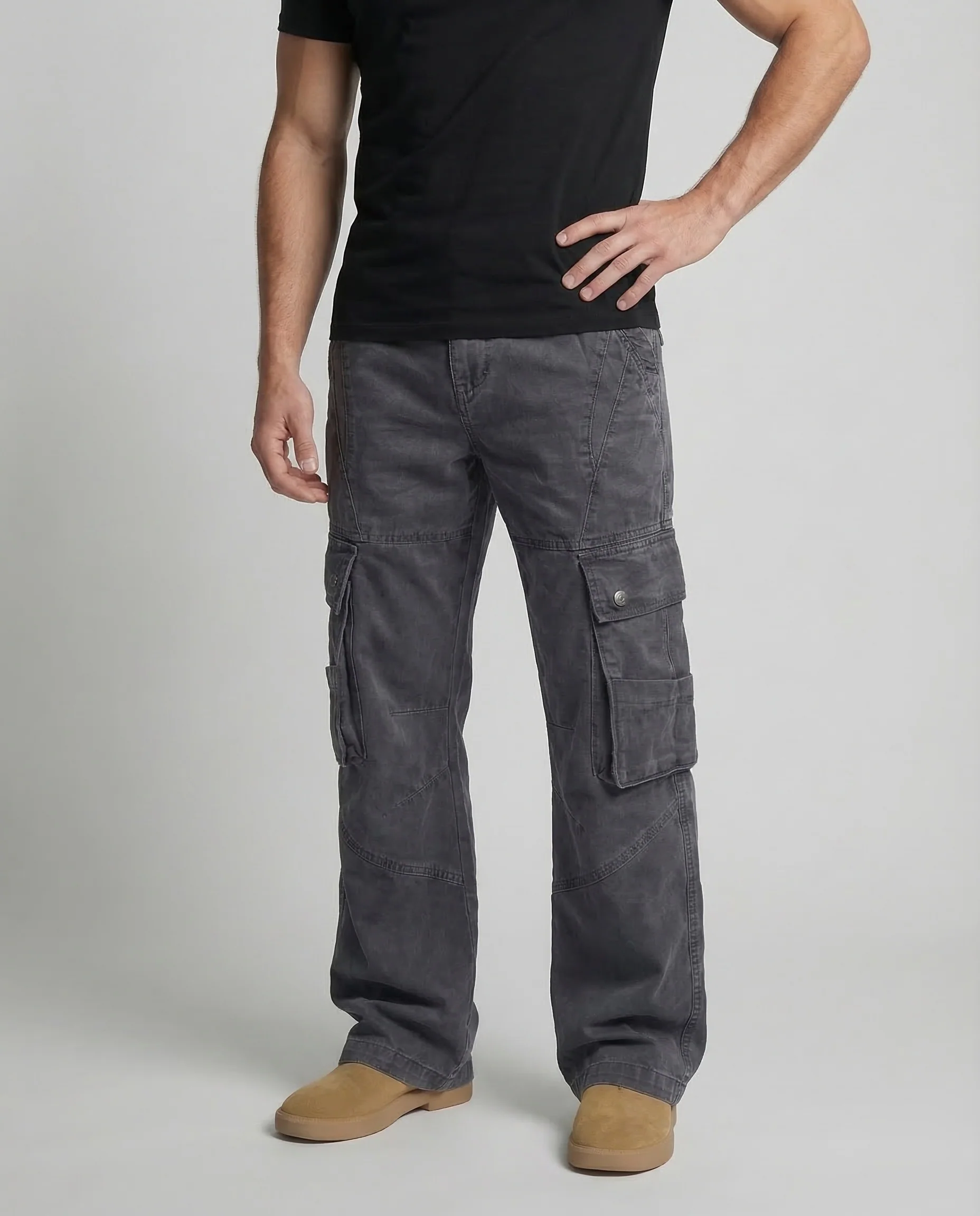 Herren Cargohose Weit - Image 2