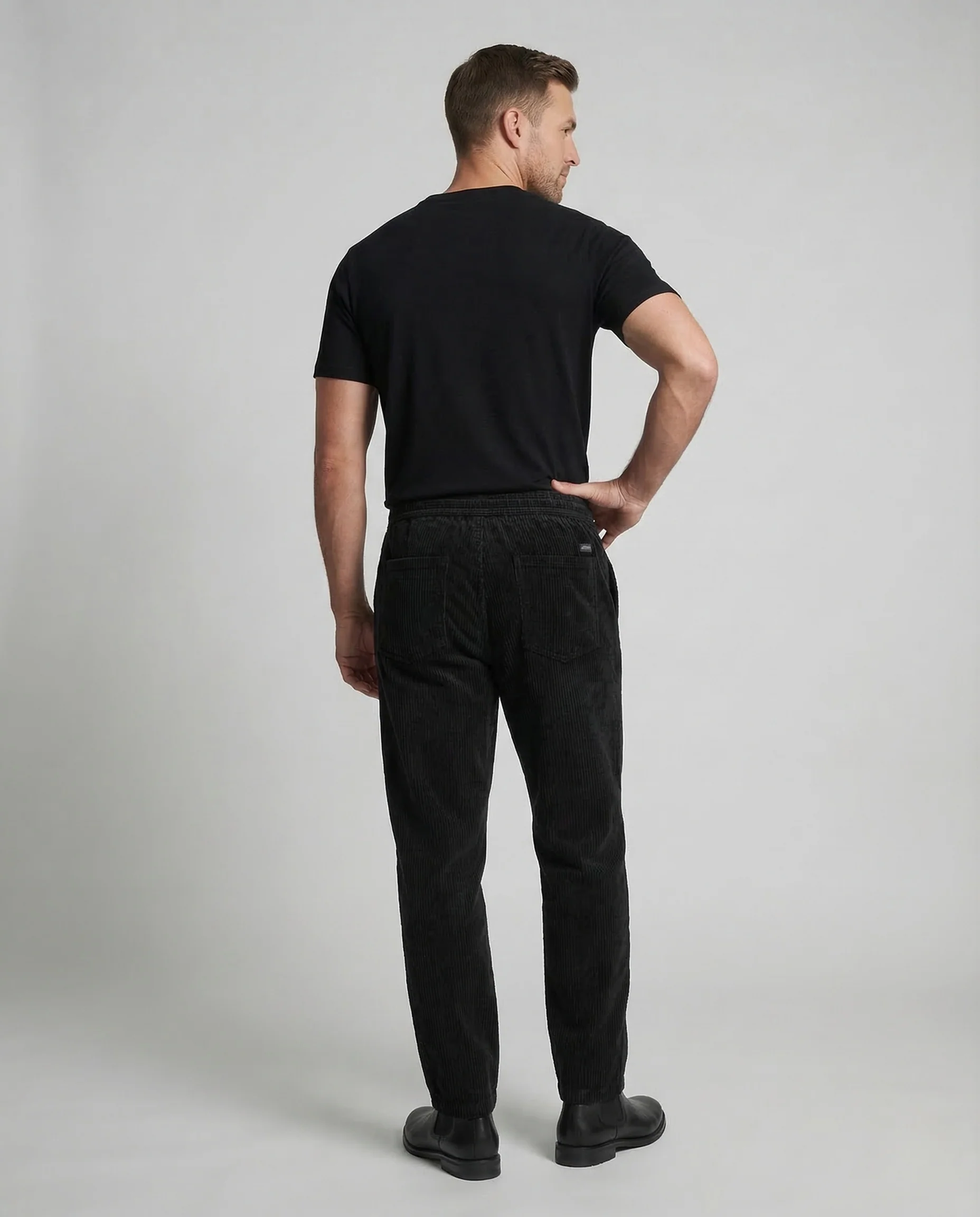Herren Cordhose Weit Elastikbund - Image 4