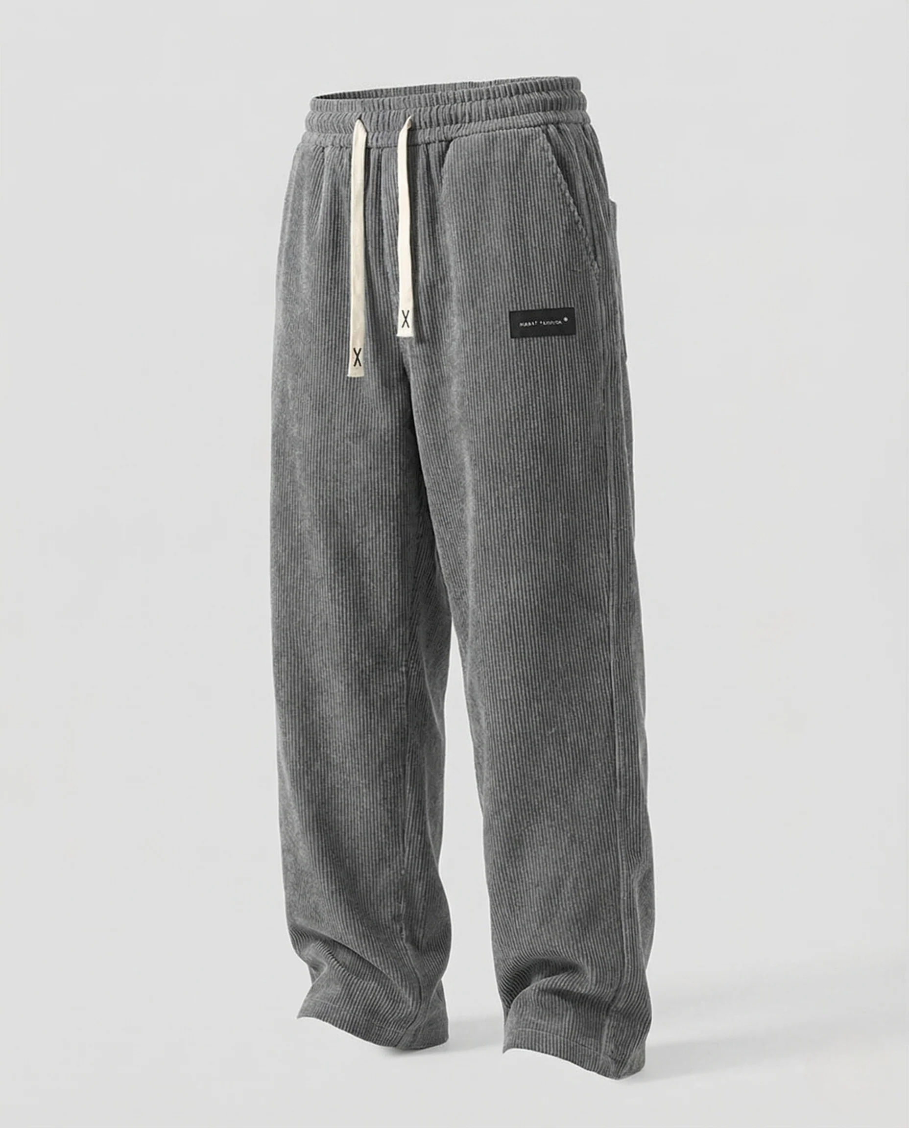 Herren Cordhose Weit Kordelzug - Image 5