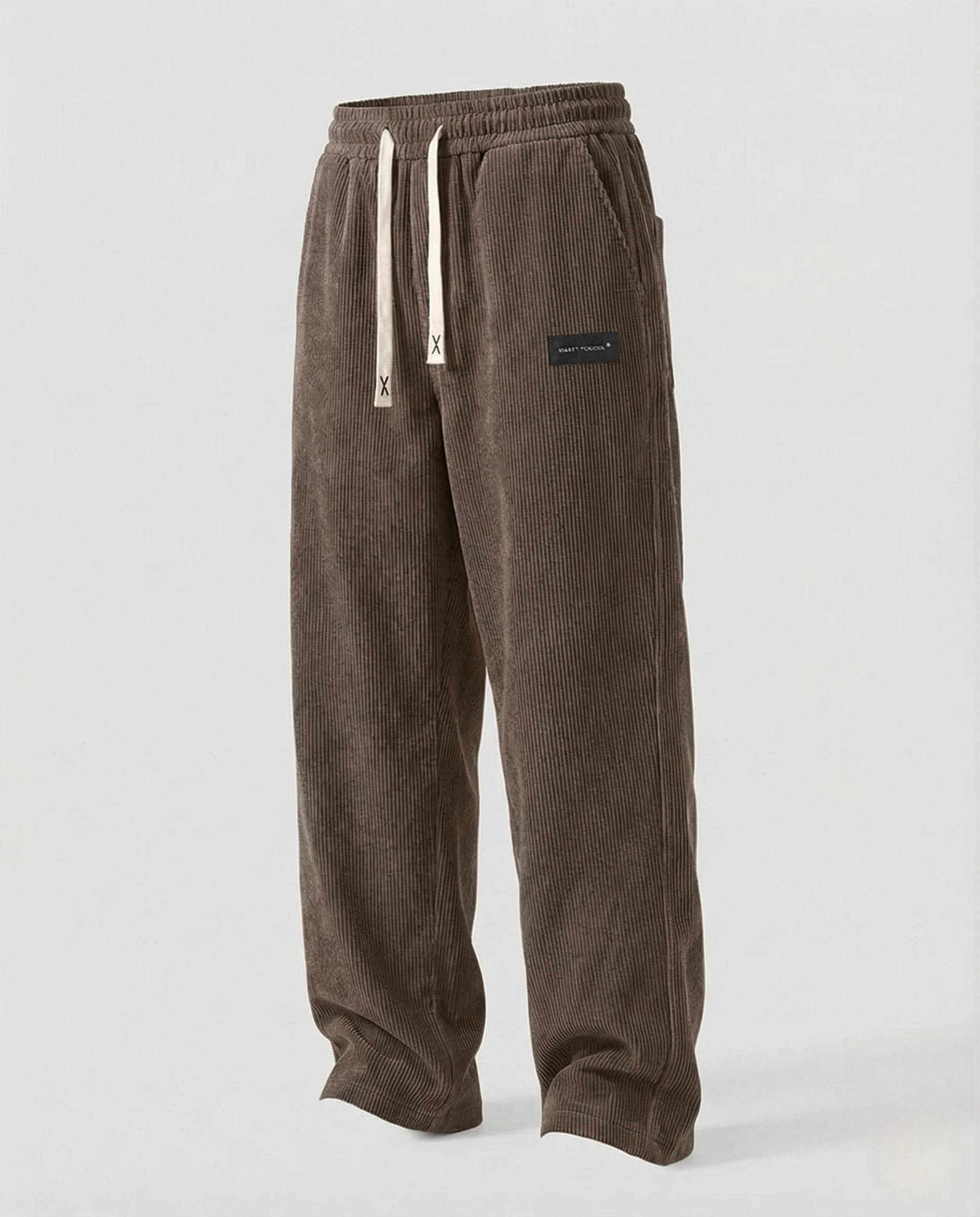 Herren Cordhose Weit Kordelzug - Image 7