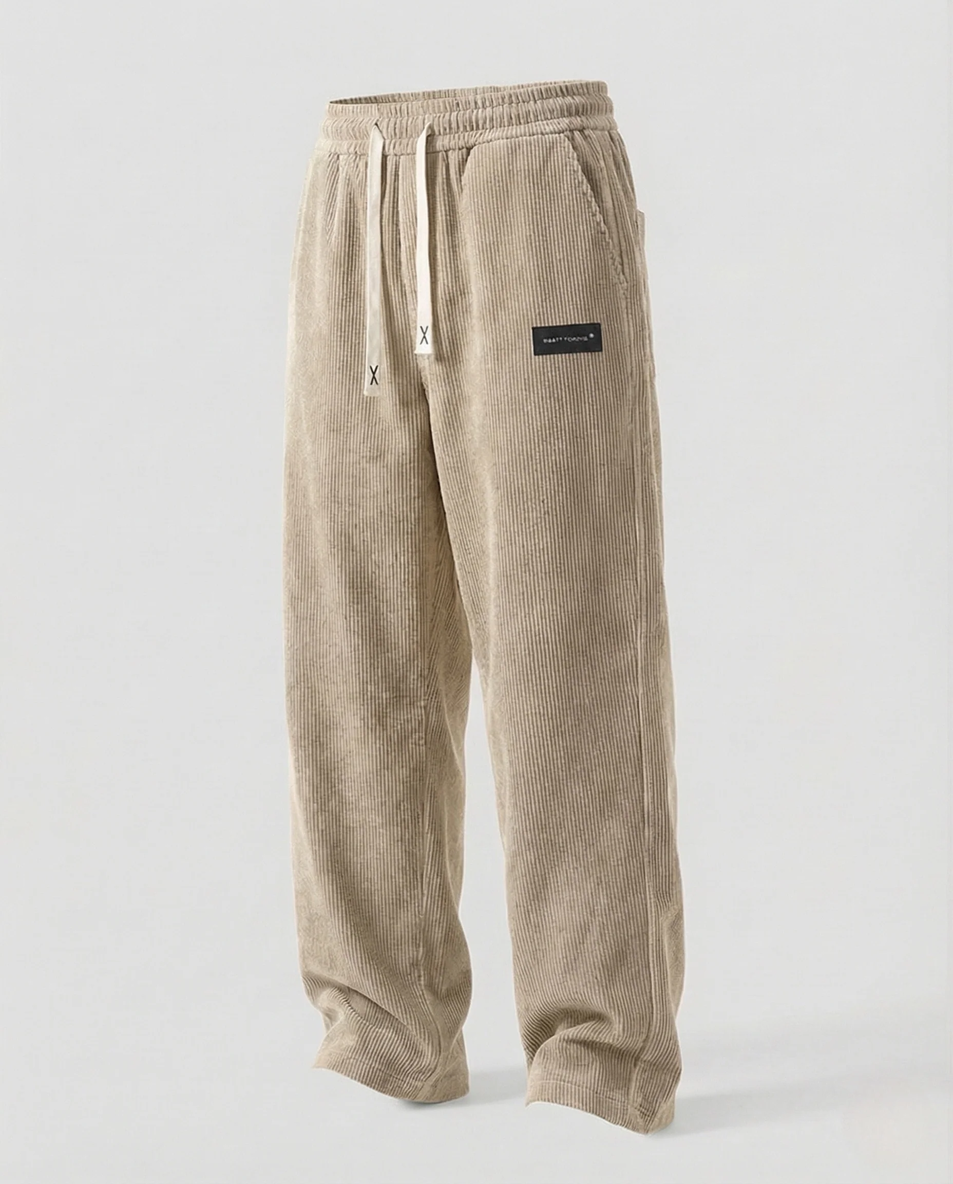 Herren Cordhose Weit Kordelzug - Image 8