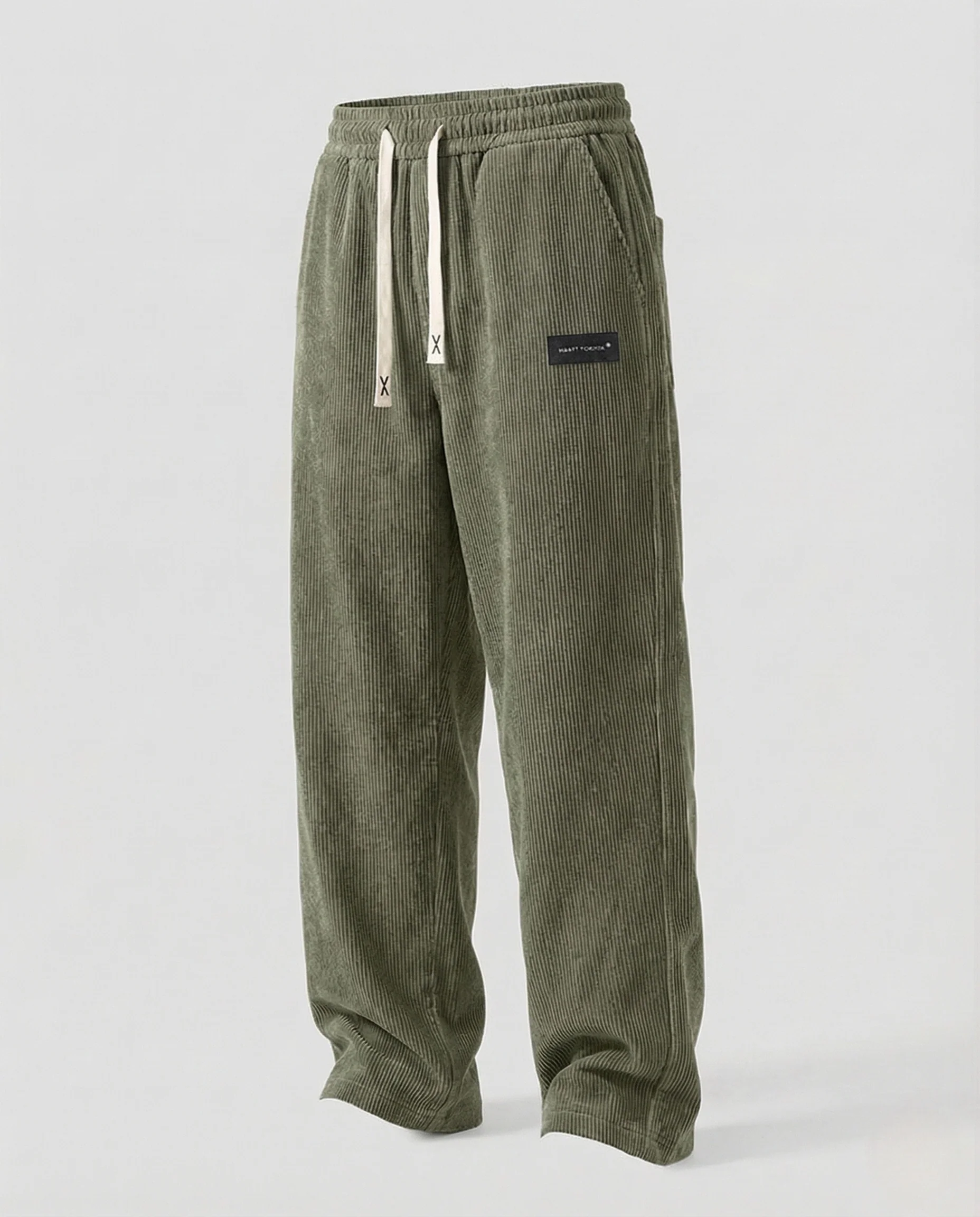 Herren Cordhose Weit Kordelzug - Image 9