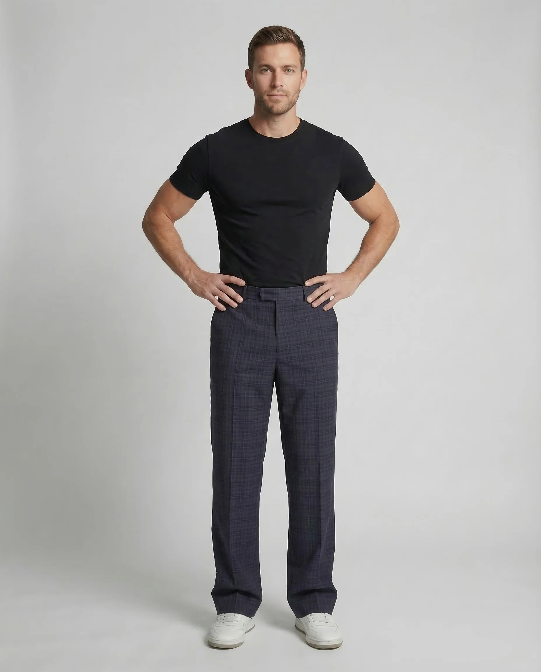 Herren Karohose Weit - Image 2