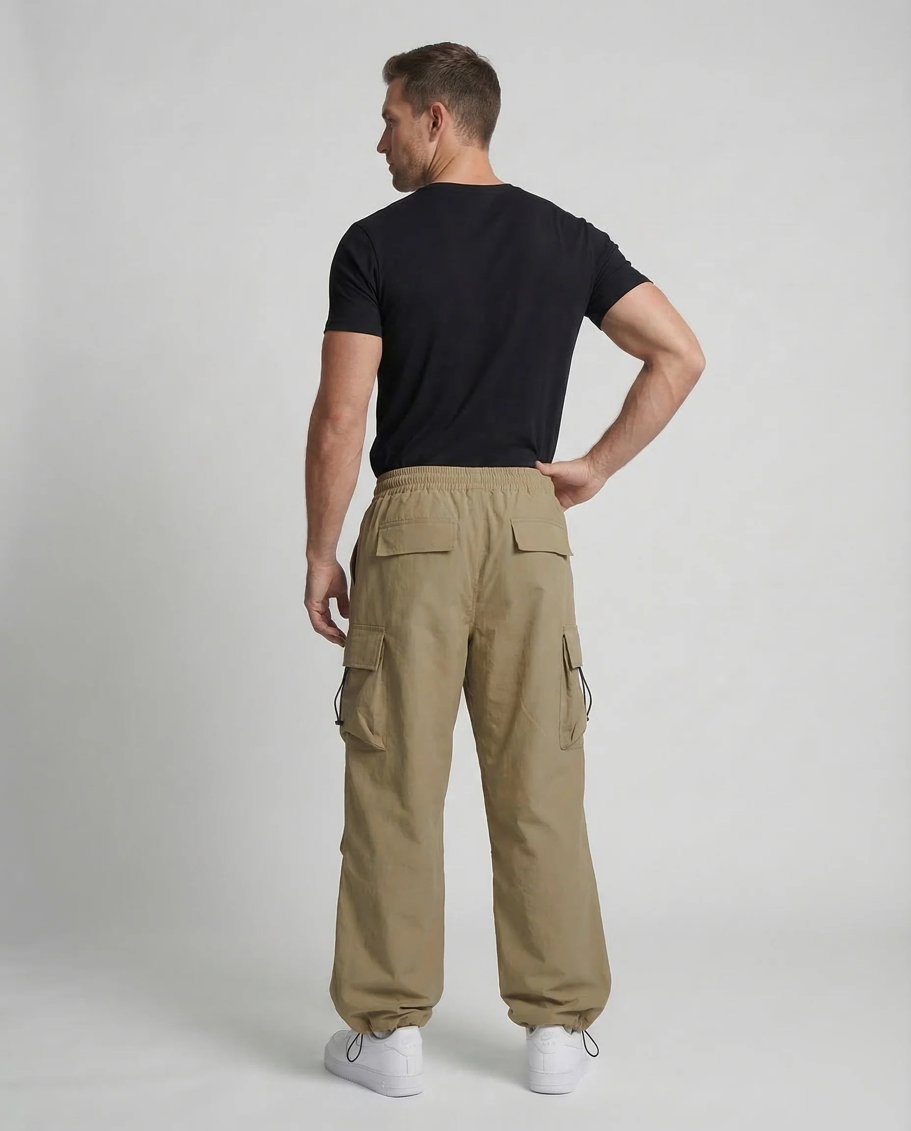 Herren Cargo Hose Weit Tunnelzug - Image 4