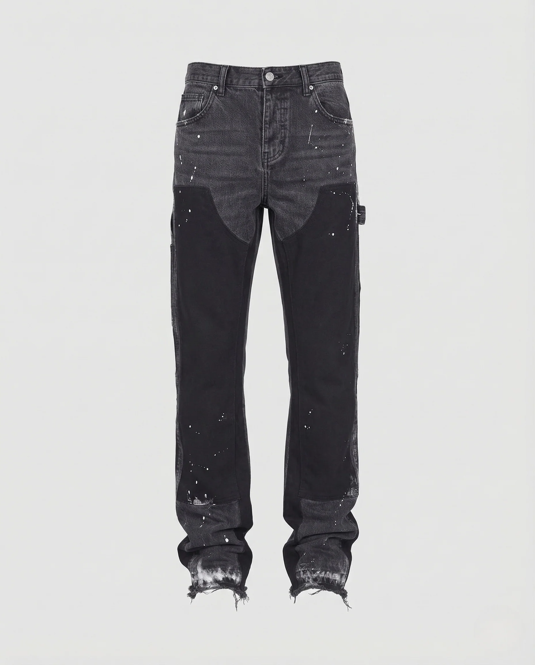 Herren Utility Jeans Weit Cargotasche - Image 5