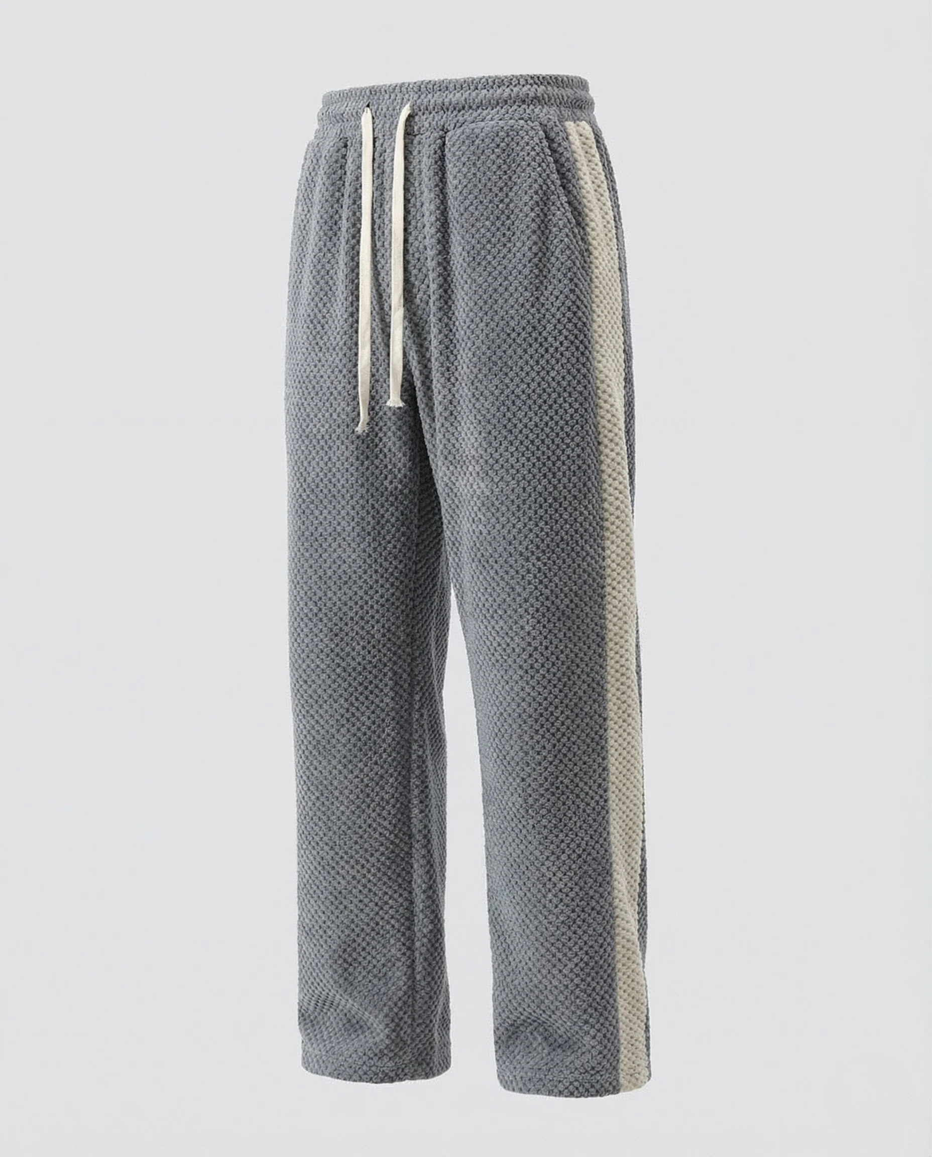 Herren Waffelstrick Freizeithose Weit Tunnelzug - Image 5