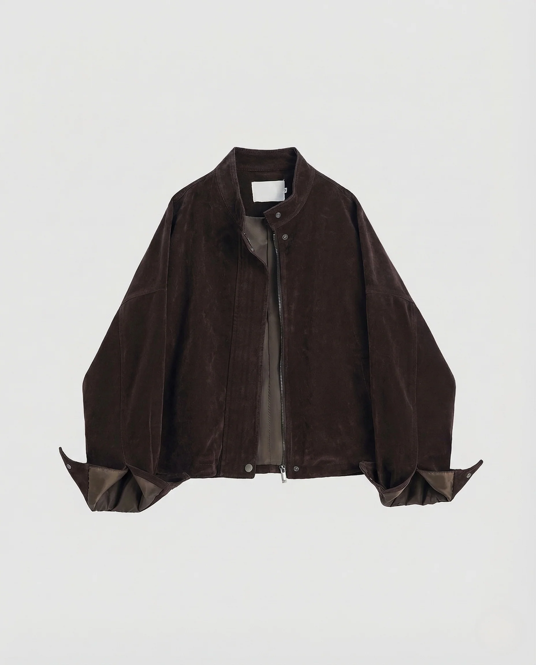 Herren Wildlederjacke Stehkragen - Image 5