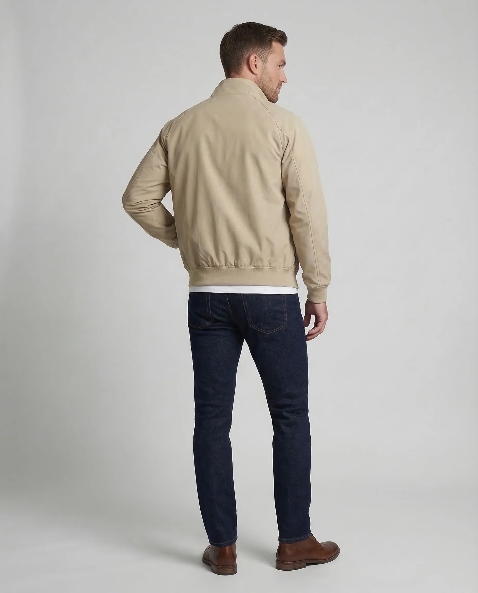 Herren Harrington Jacke Winddicht - Image 4