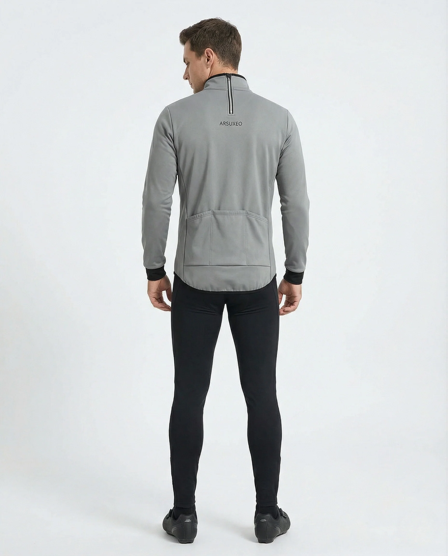 Thermo Softshell Radsportjacke Winddicht Herren - Image 4