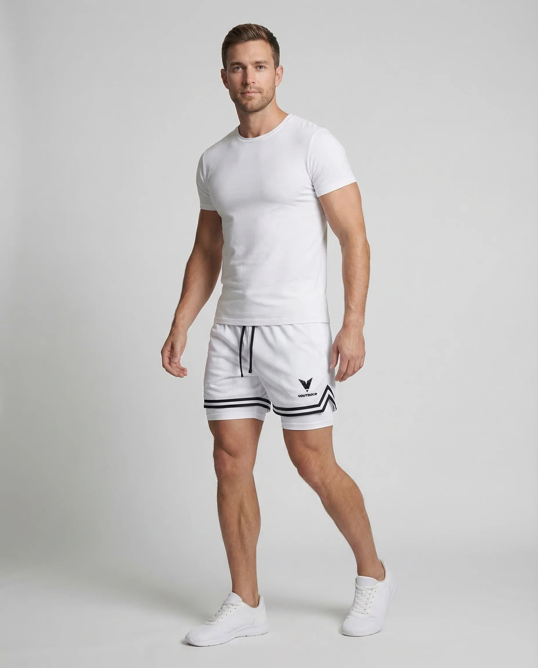 Herren Basketballshorts 2in1