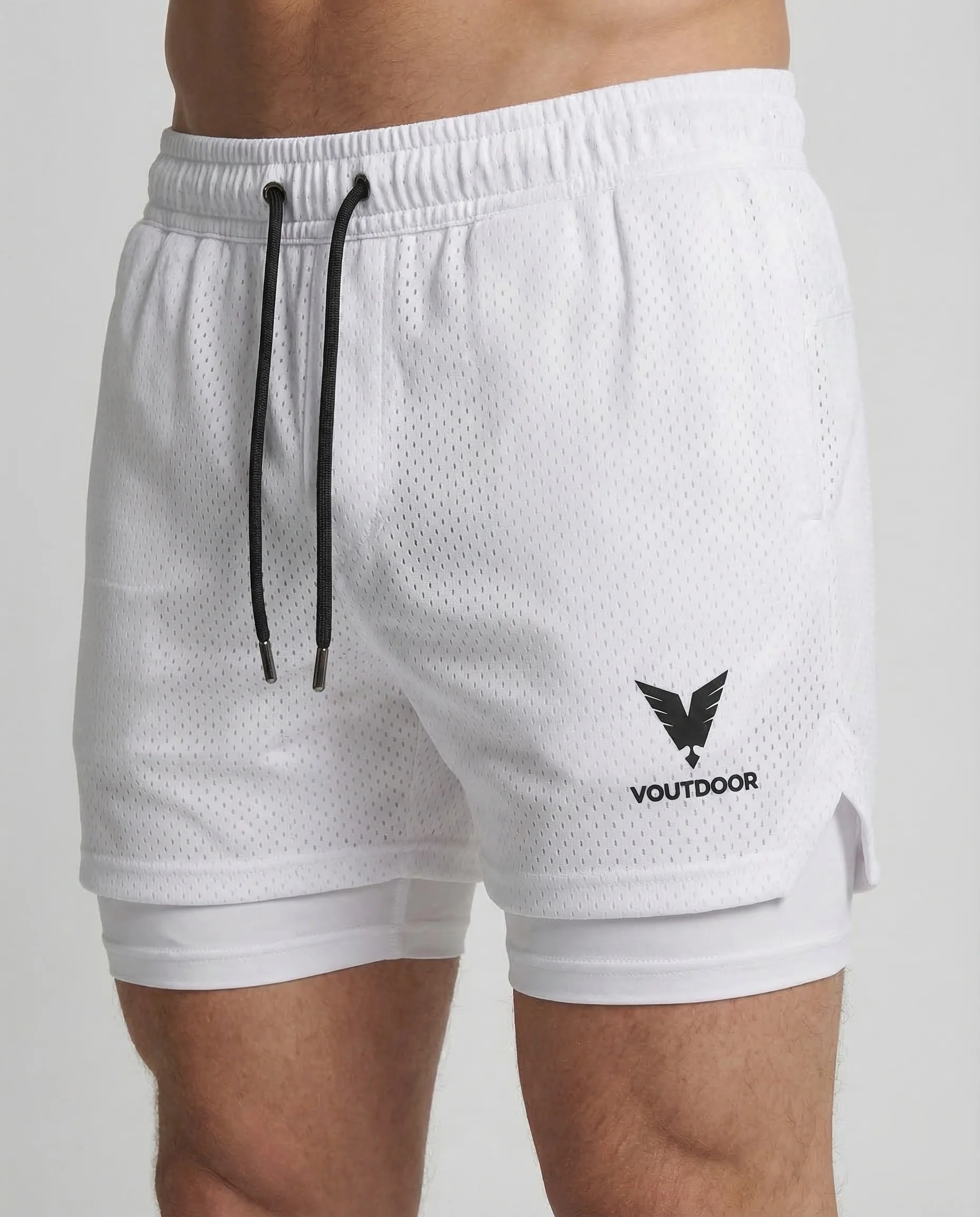 Herren Basketballshorts 2in1 - Image 3