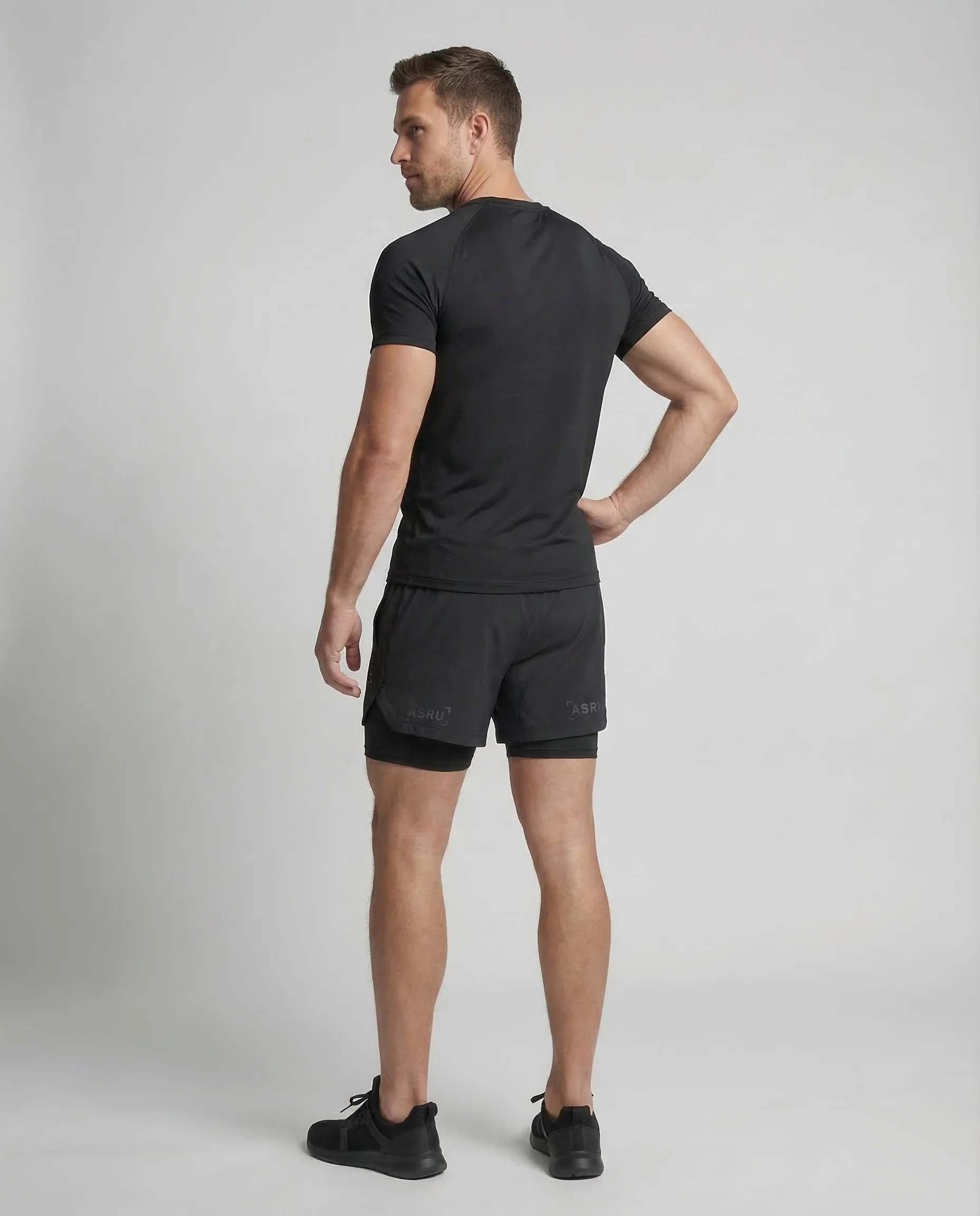 Herren Laufshorts 2in1 Kompression - Image 3