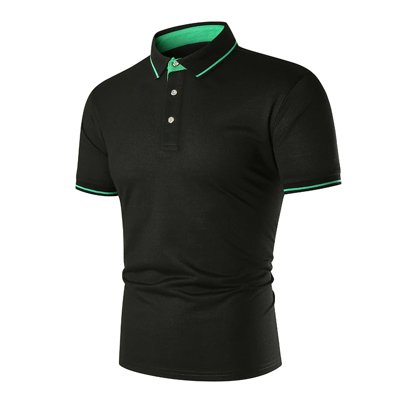 Herren Poloshirt mit kontrastierendem Kragen und atmungsaktiven Eigenschaften Heidi-Mode - Image 5
