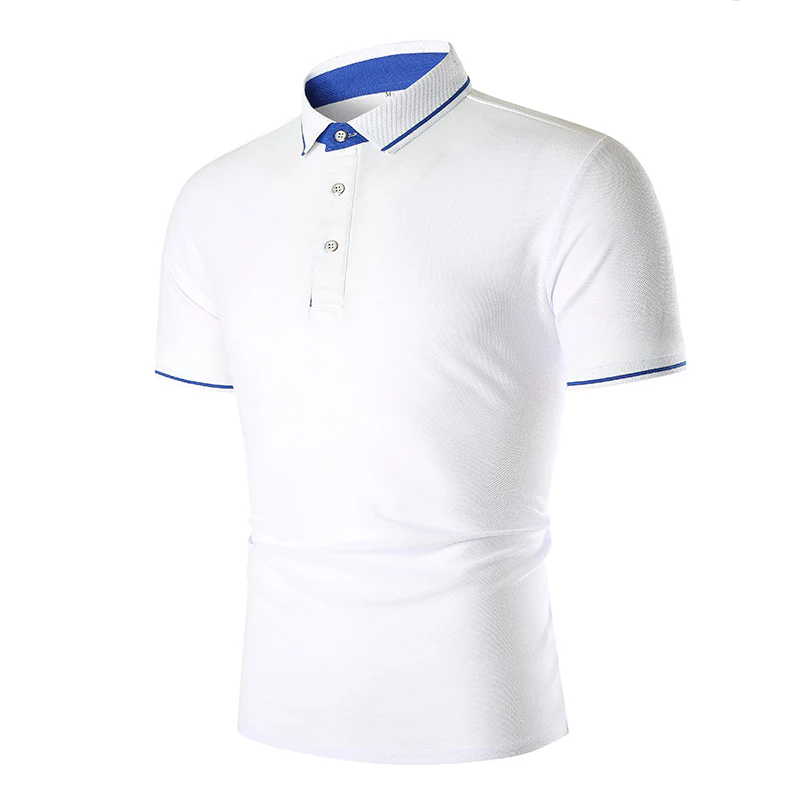 Herren Poloshirt mit kontrastierendem Kragen und atmungsaktiven Eigenschaften Heidi-Mode - Image 8