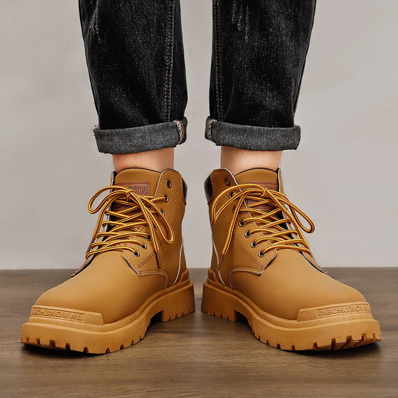 Herren Robuste Schnürboots aus hochwertigem Leder mit rutschfester Sohle Heidi Mode - Image 2